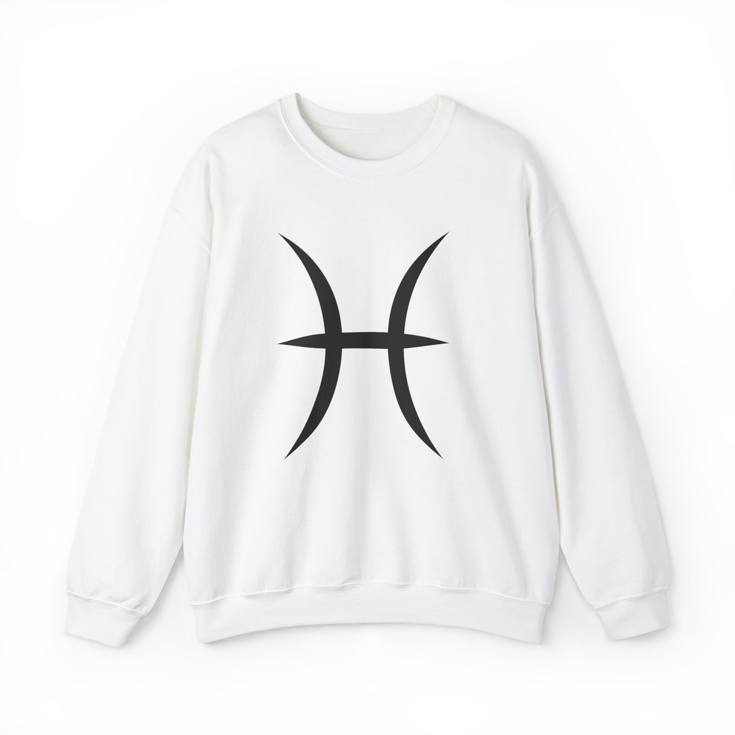 Pisces Simple Zodiac Unisex Heavy Blend™ Crewneck Sweatshirt