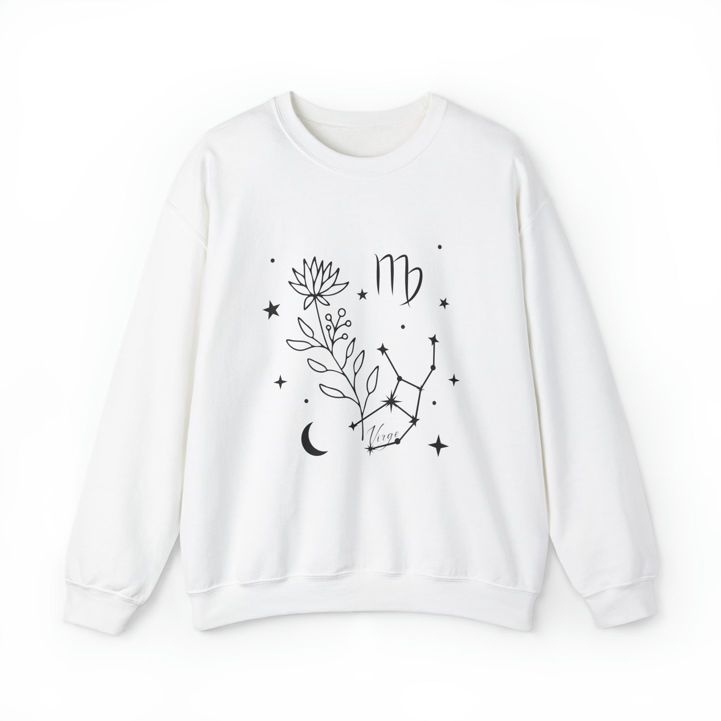 Virgo Zodiac Mix Unisex Heavy Blend™ Crewneck Sweatshirt