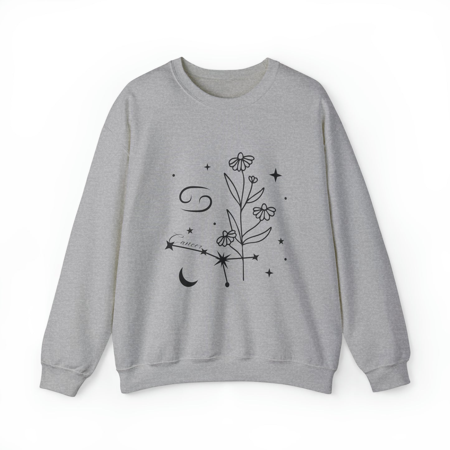 Cancer Zodiac Mix Unisex Heavy Blend™ Crewneck Sweatshirt