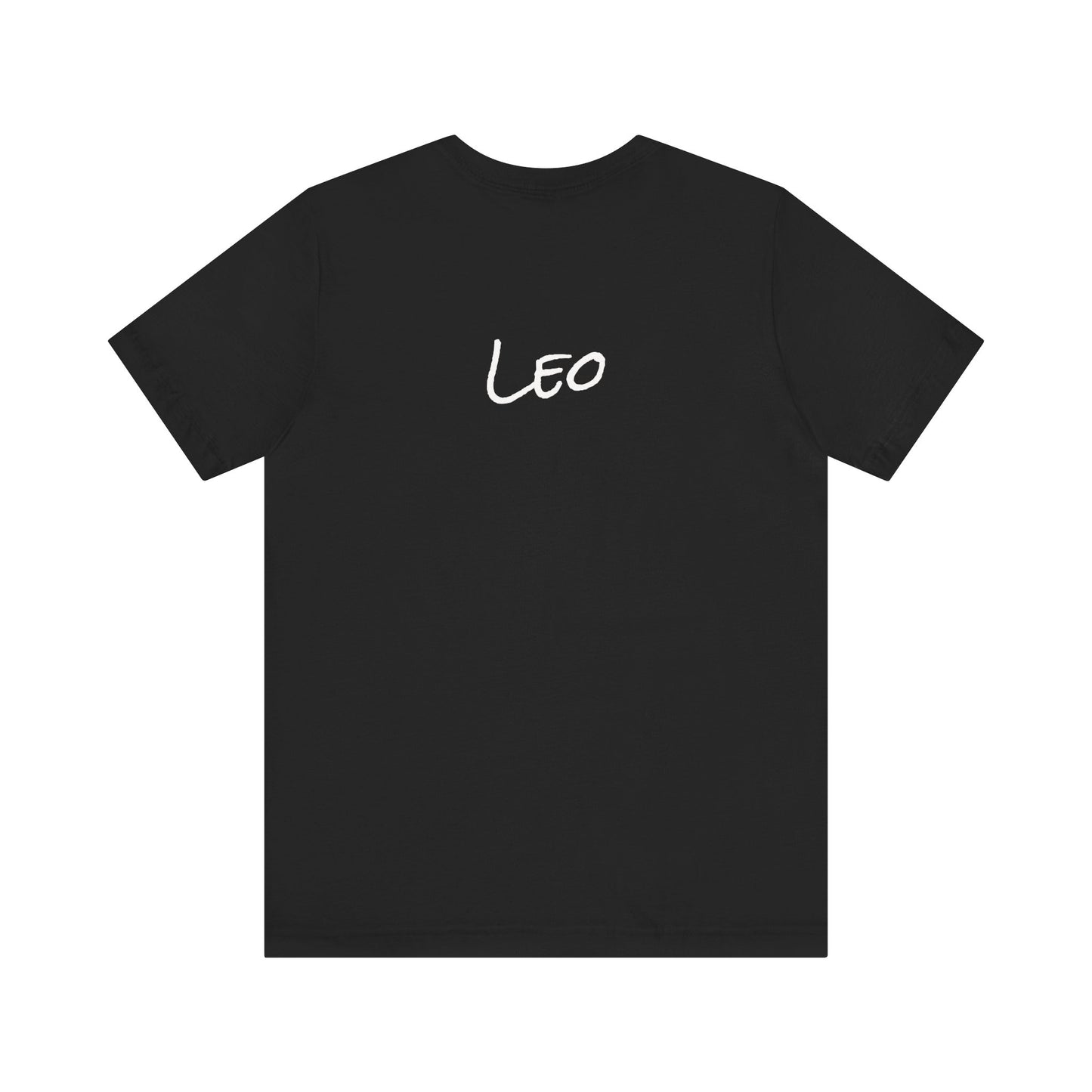 Spooky Leo Zodiac Shirt Lion Fire Full Moon and Bats Dark Astrology Tee for Astrology Lovers Anytime or Halloween Style Distress