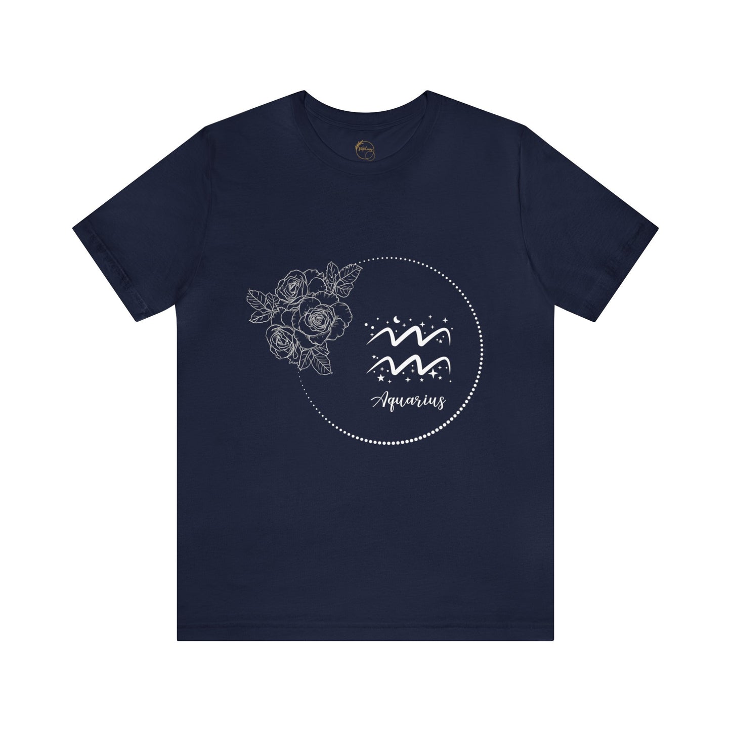 Aquarius Zodiac Wreath T-Shirt