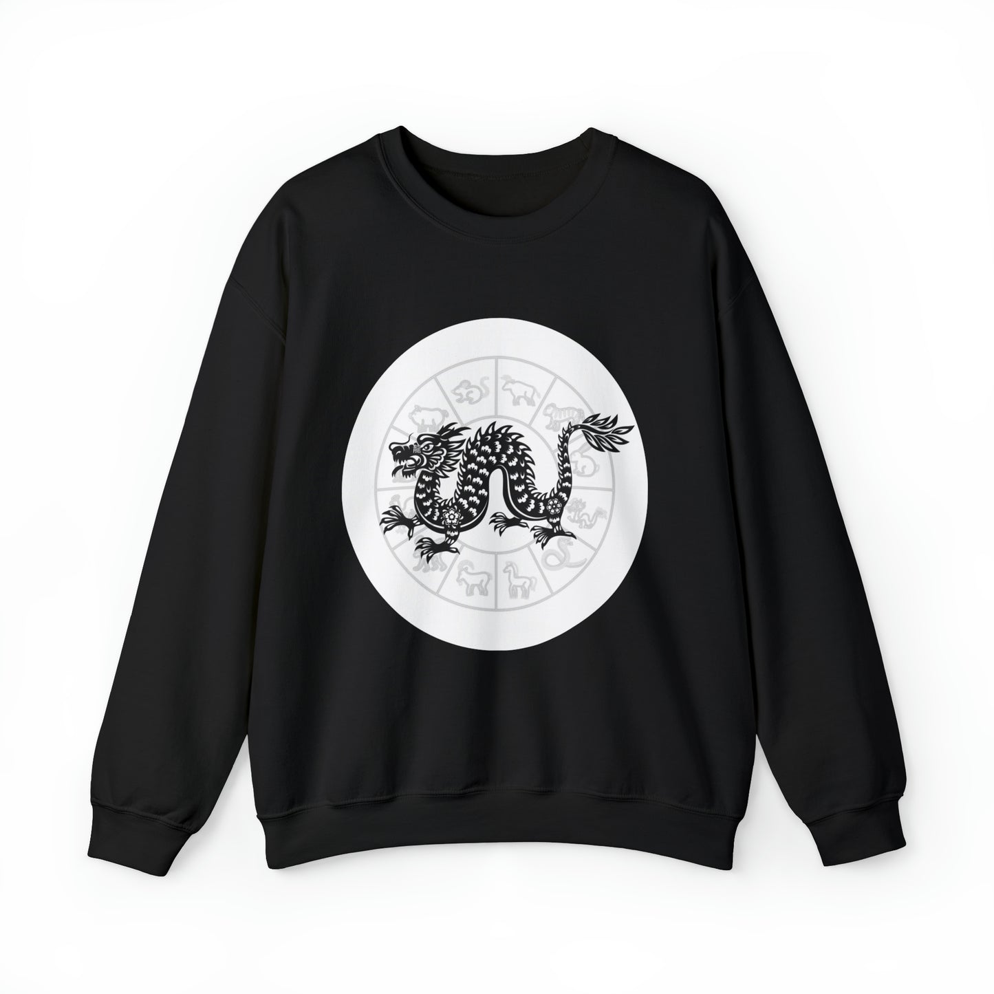 Shengxiao Dragon Unisex Heavy Blend Crewneck Sweatshirt