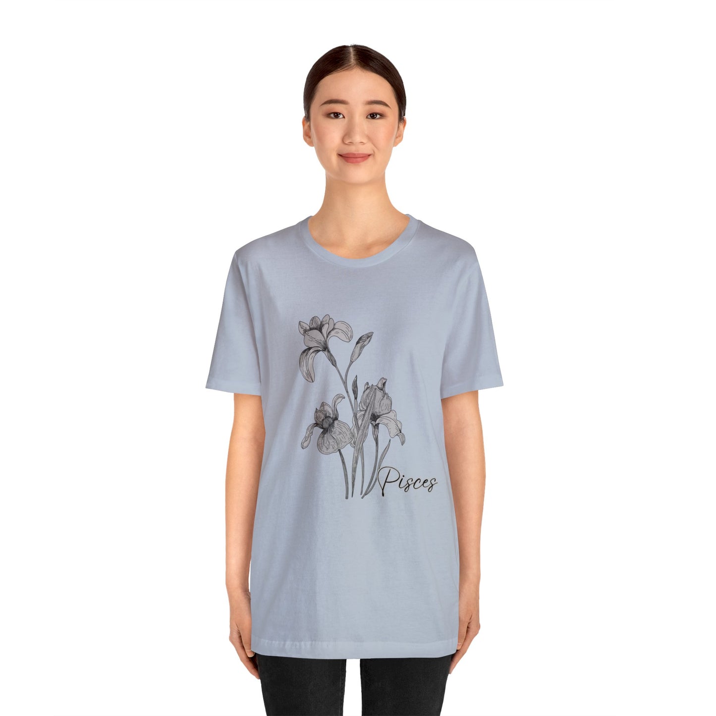 Pisces Iris Zodiac Unisex Jersey Short Sleeve Tee