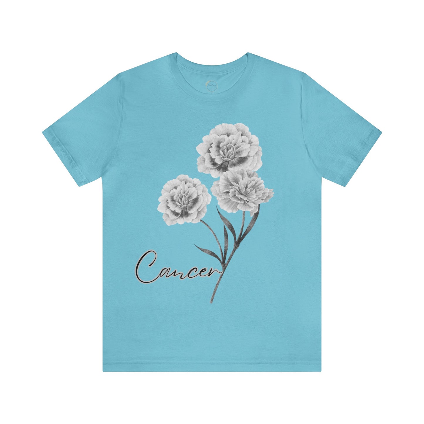 Cancer Carnation Zodiac Unisex Jersey Short Sleeve Tee