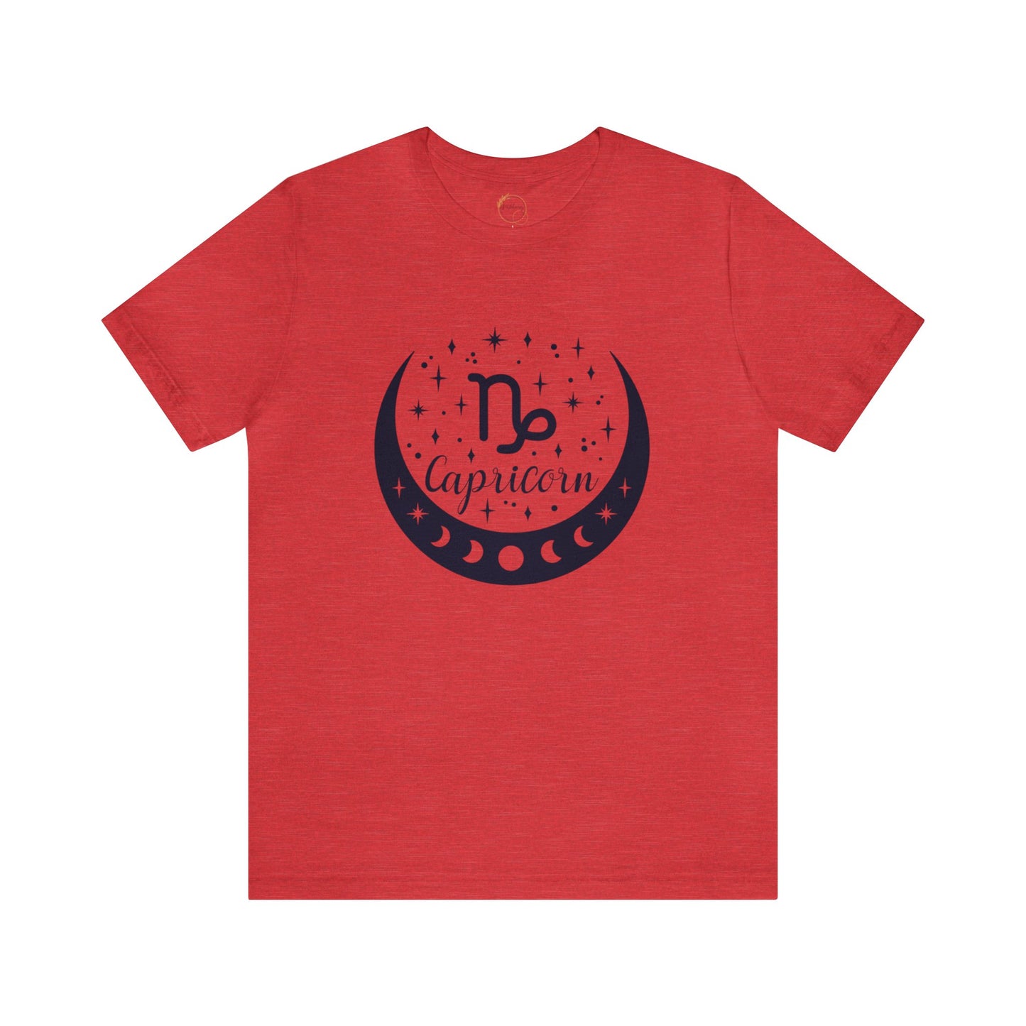 Capricorn Moon Phase Zodiac Unisex Jersey Short Sleeve Tee