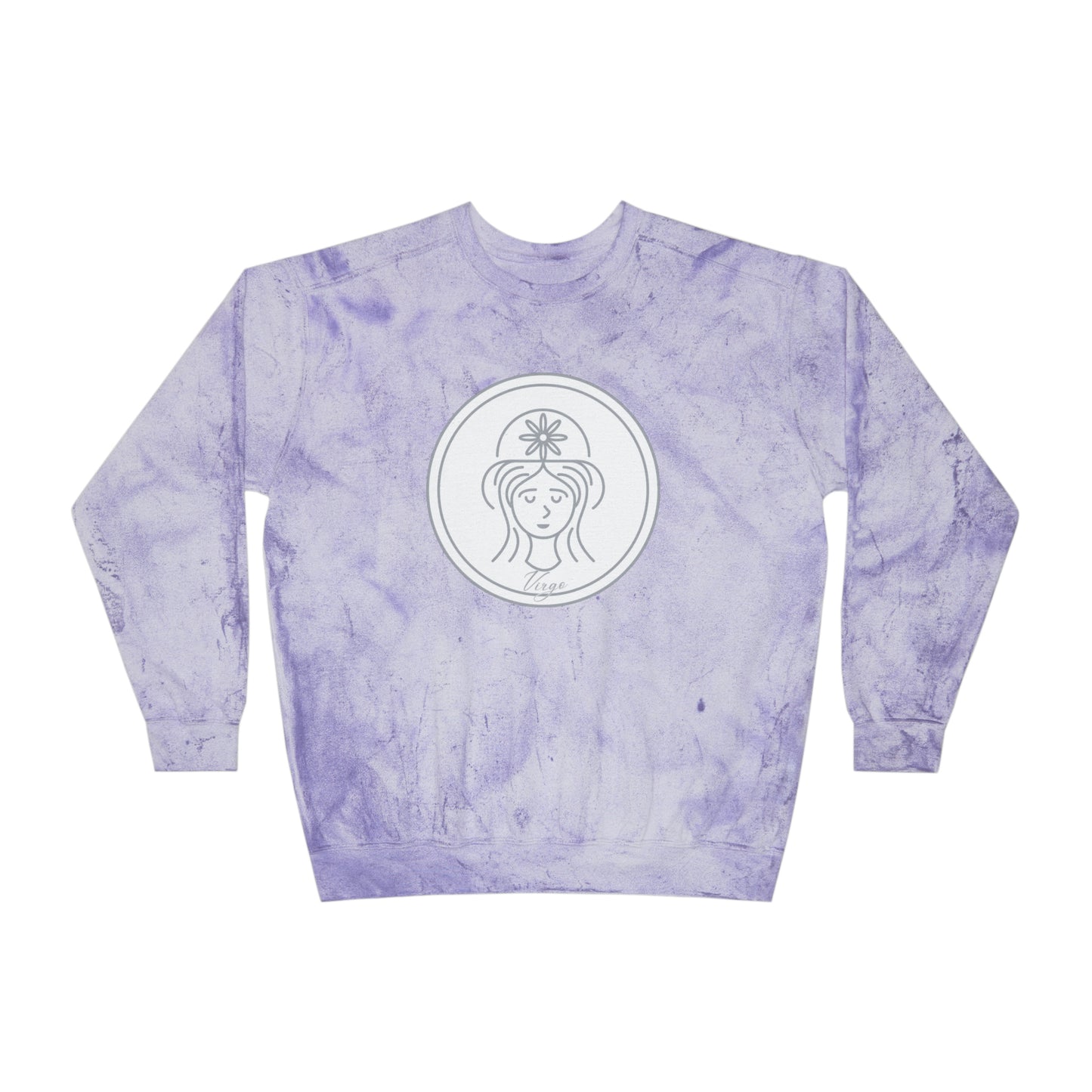 Virgo Virgin Unisex Color Blast Crewneck Sweatshirt