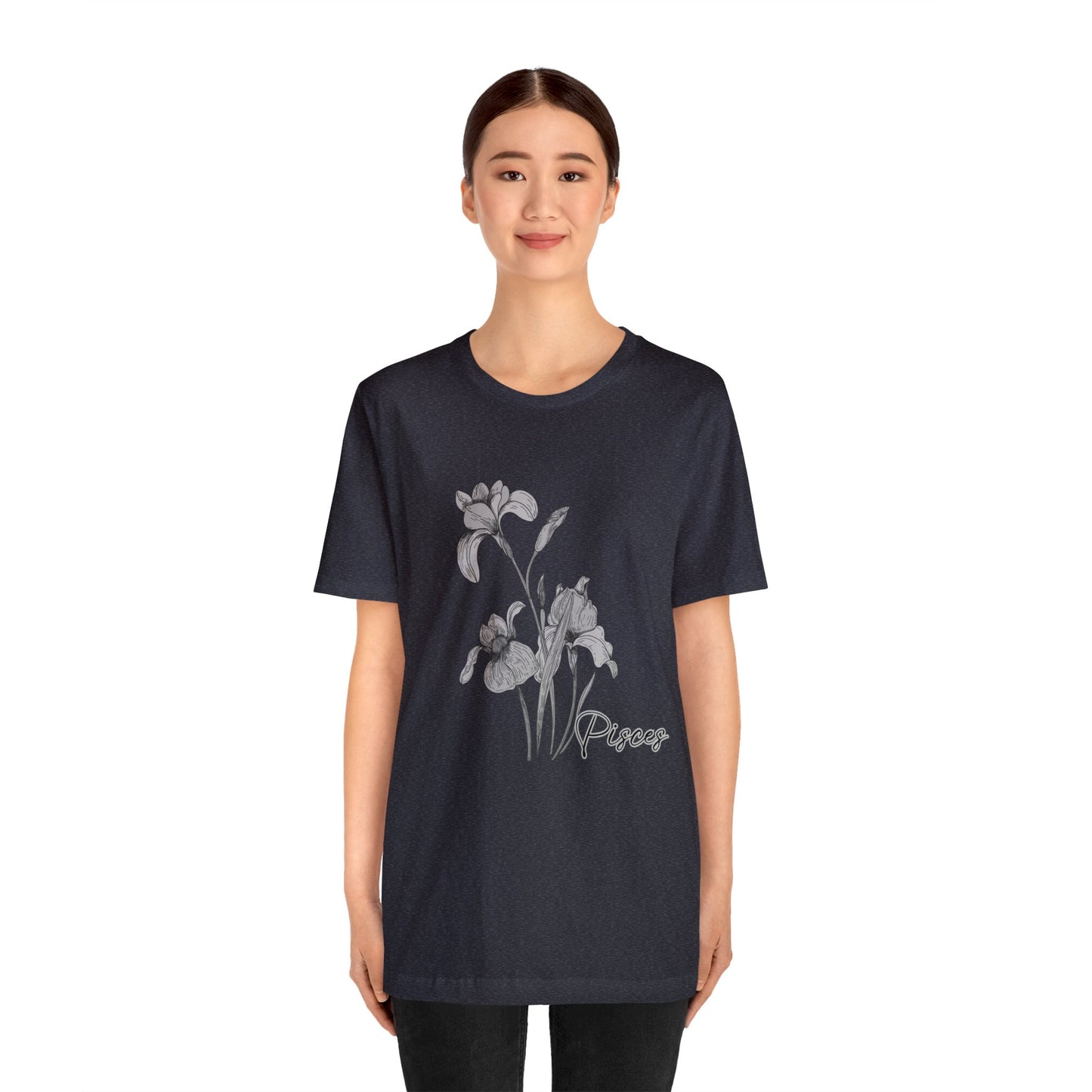 Pisces Iris Zodiac Unisex Jersey Short Sleeve Tee