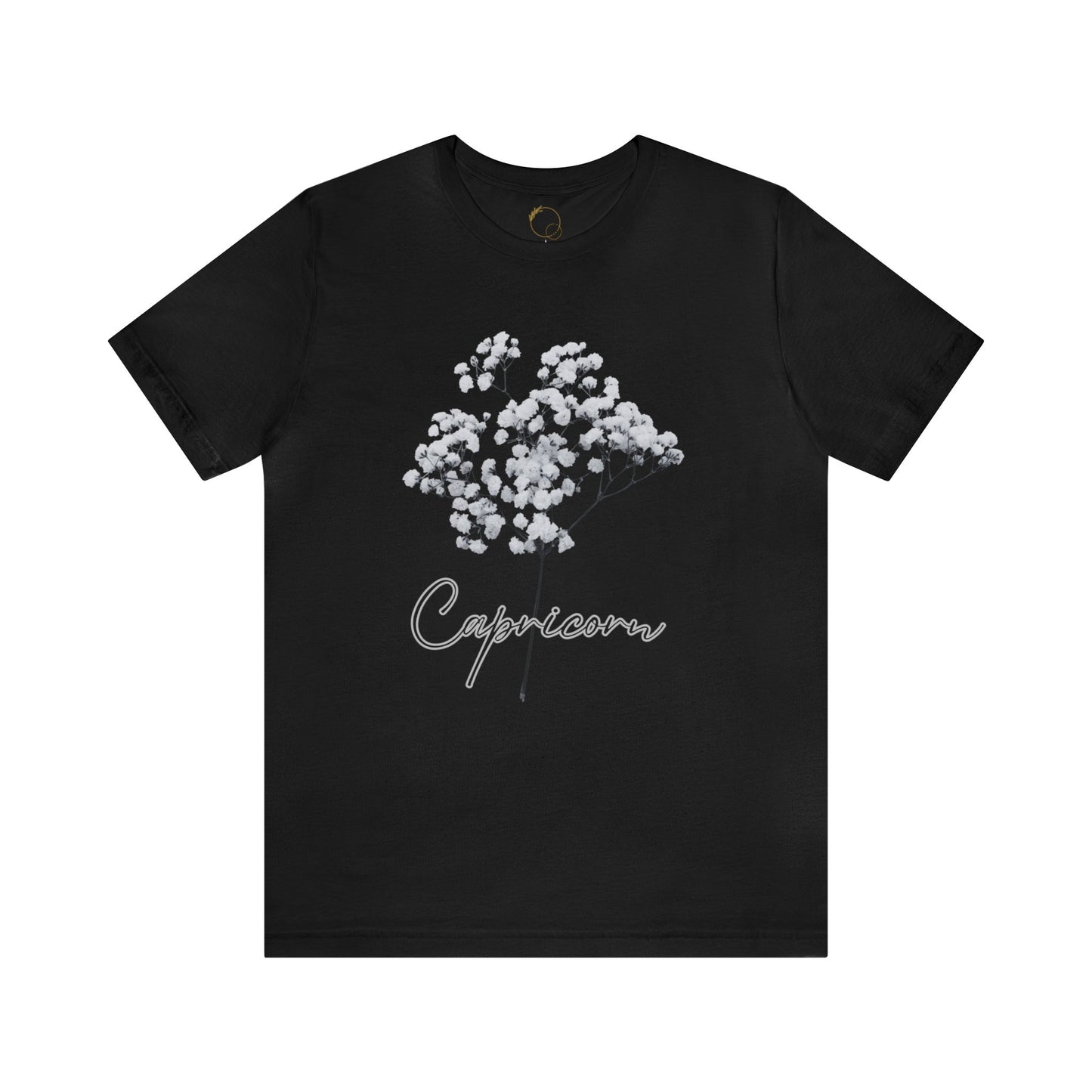 Capricorn Baby Breath Zodiac Unisex Jersey Short Sleeve Tee