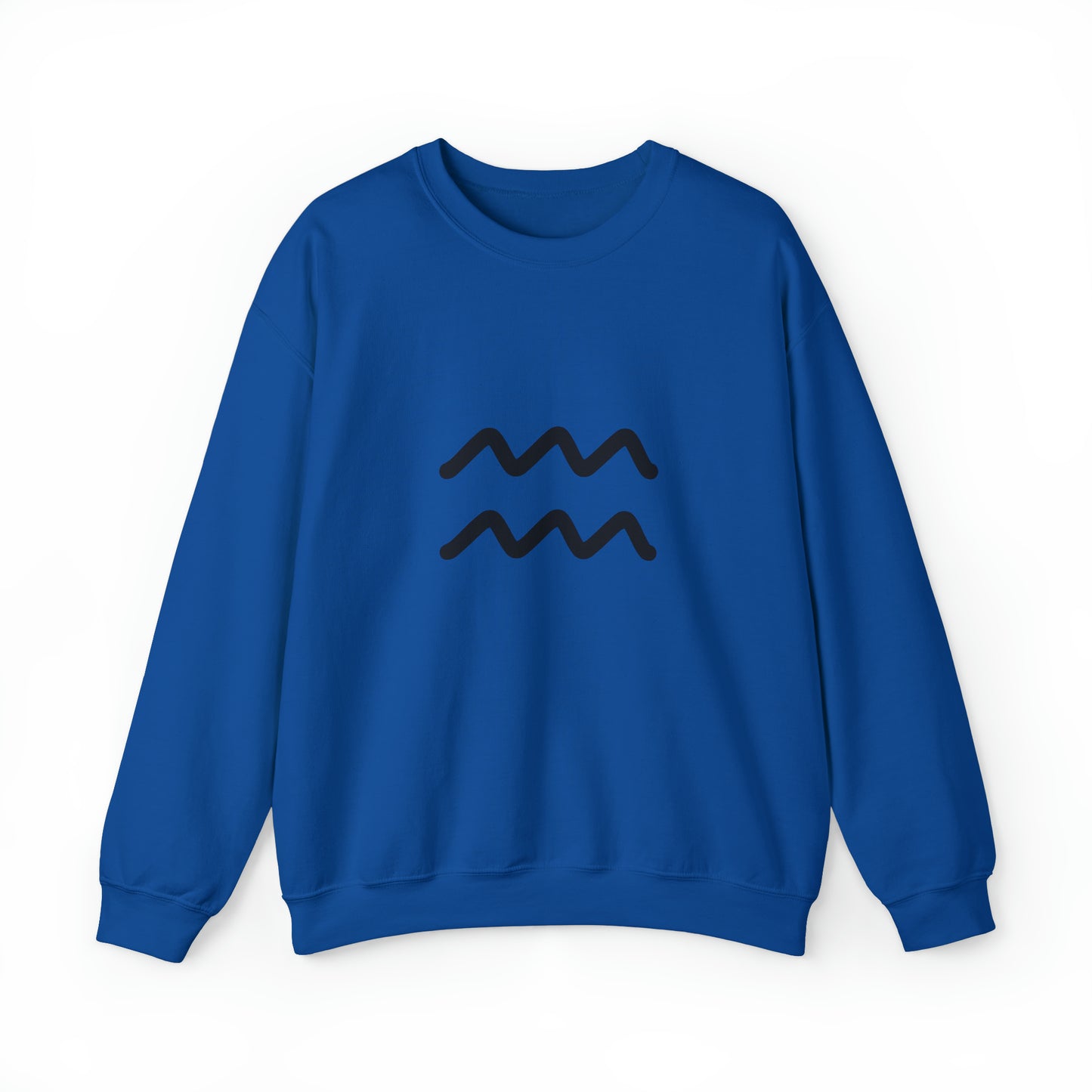Aquarius Simple Zodiac Unisex Heavy Blend™ Crewneck Sweatshirt