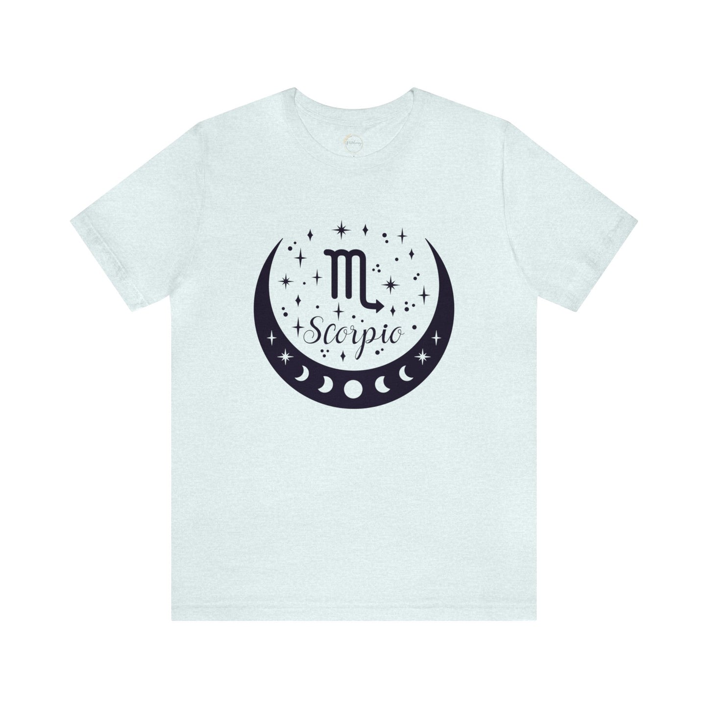 Scorpio Moon Phase Zodiac Unisex Jersey Short Sleeve Tee