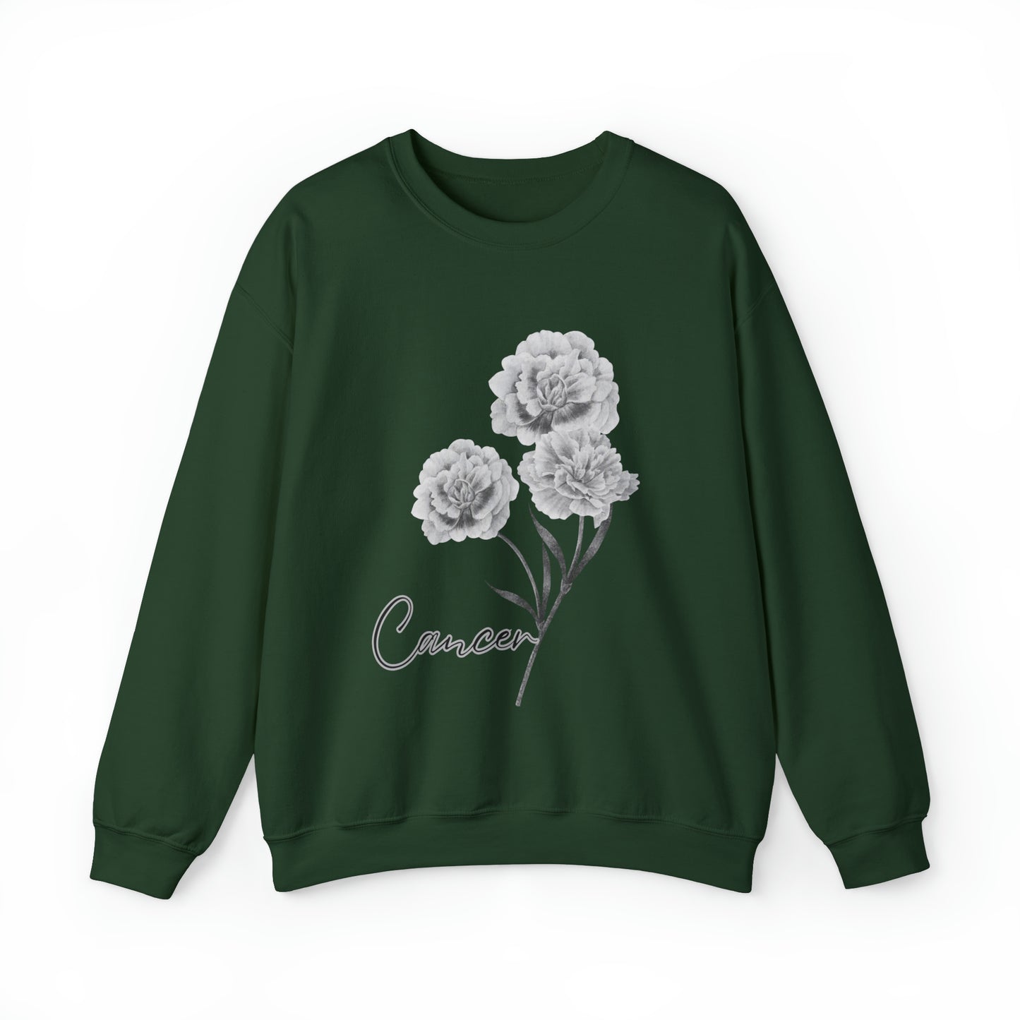 Cancer Carnations Unisex Heavy Blend Crewneck Sweatshirt
