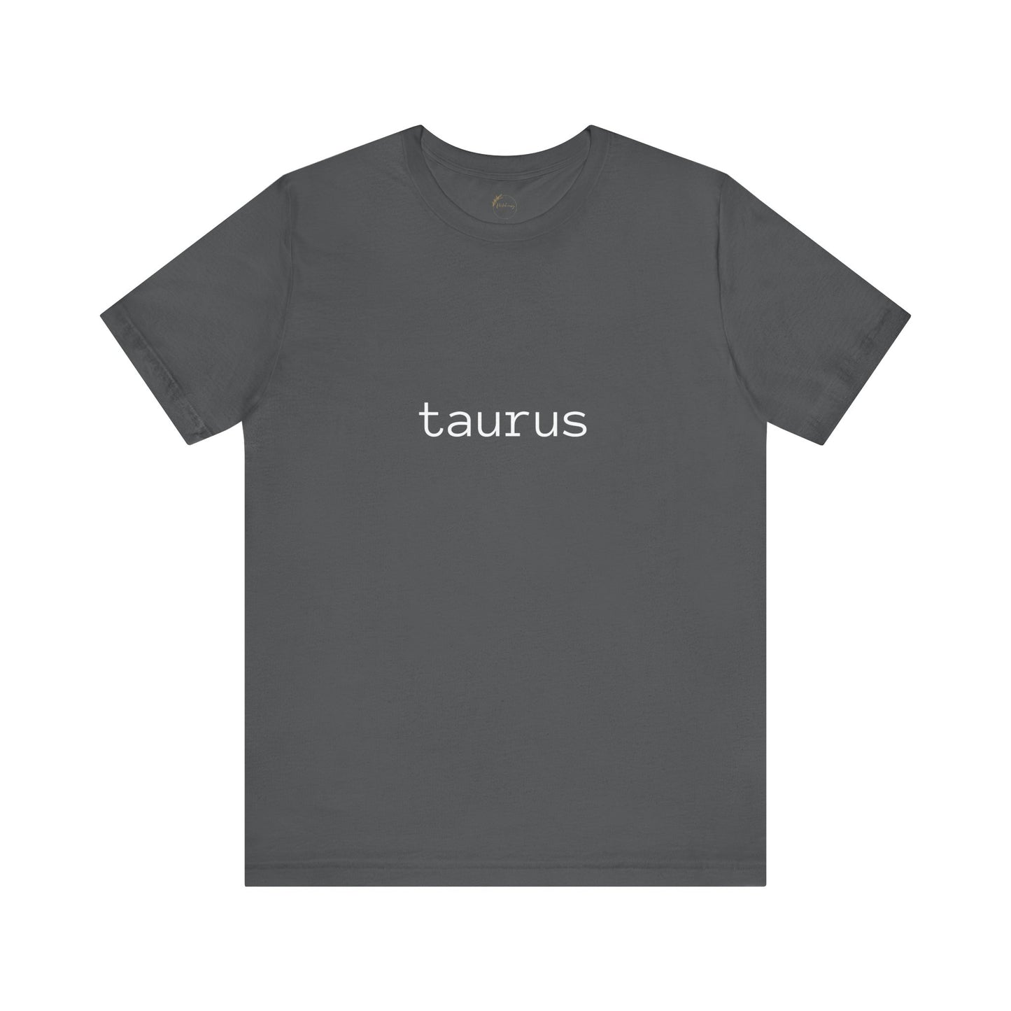 Taurus Typewriter Zodiac Name T-Shirt