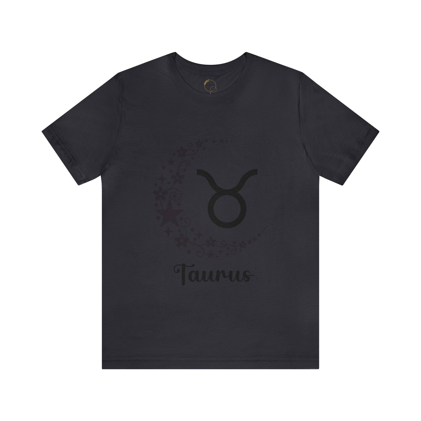 Taurus Floral Moon Zodiac Unisex Jersey Short Sleeve Tee