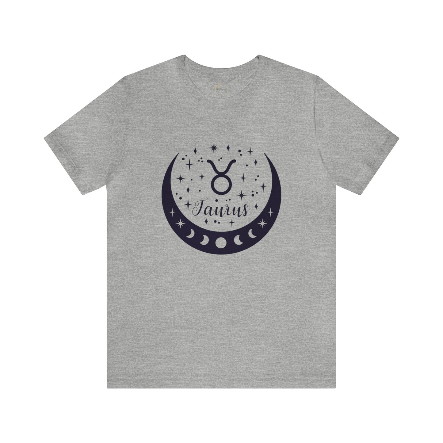 Taurus Moon Phase Zodiac Unisex Jersey Short Sleeve Tee