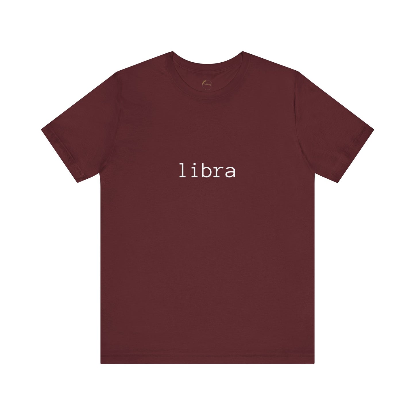 Libra Typewriter Zodiac Name T-Shirt
