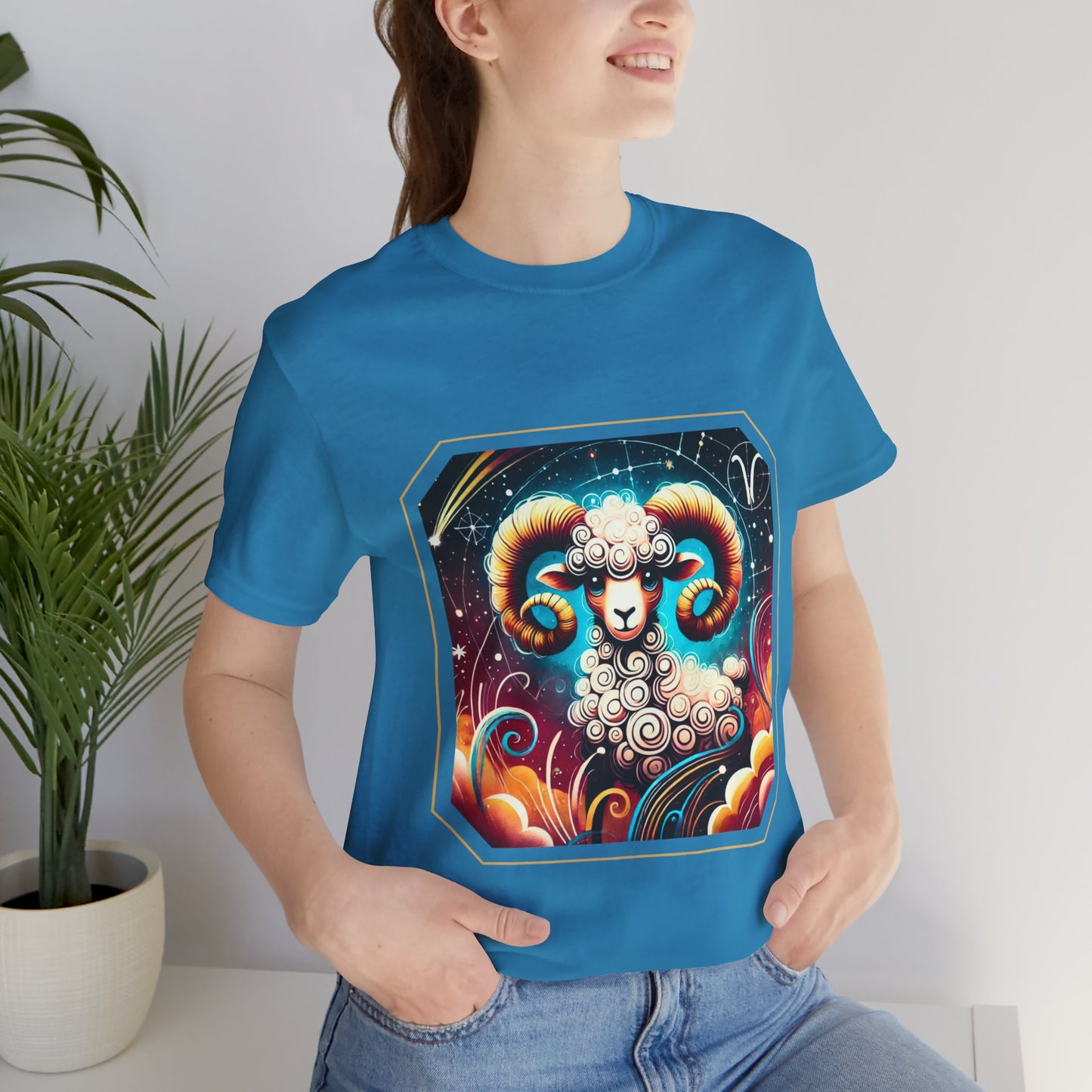 Aries Framed Zodiac Name T-Shirt