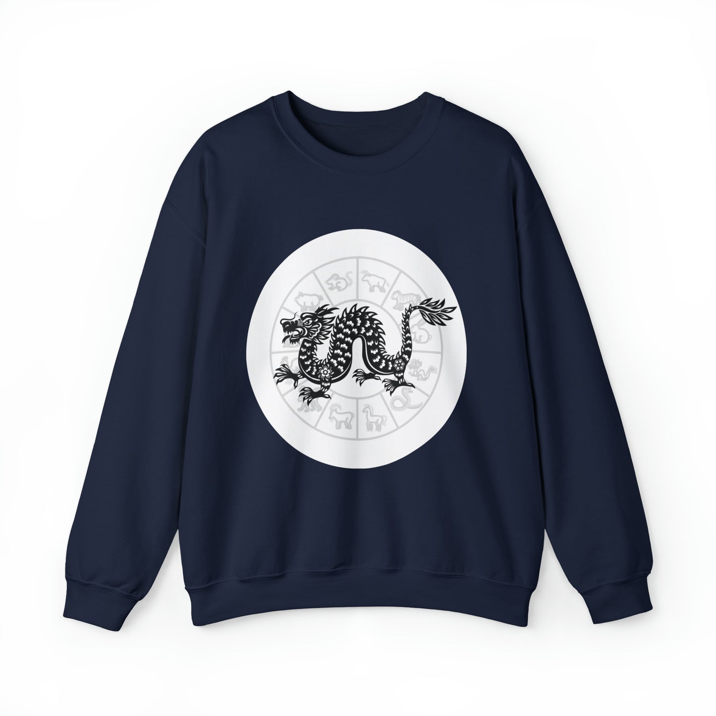 Shengxiao Dragon Unisex Heavy Blend Crewneck Sweatshirt
