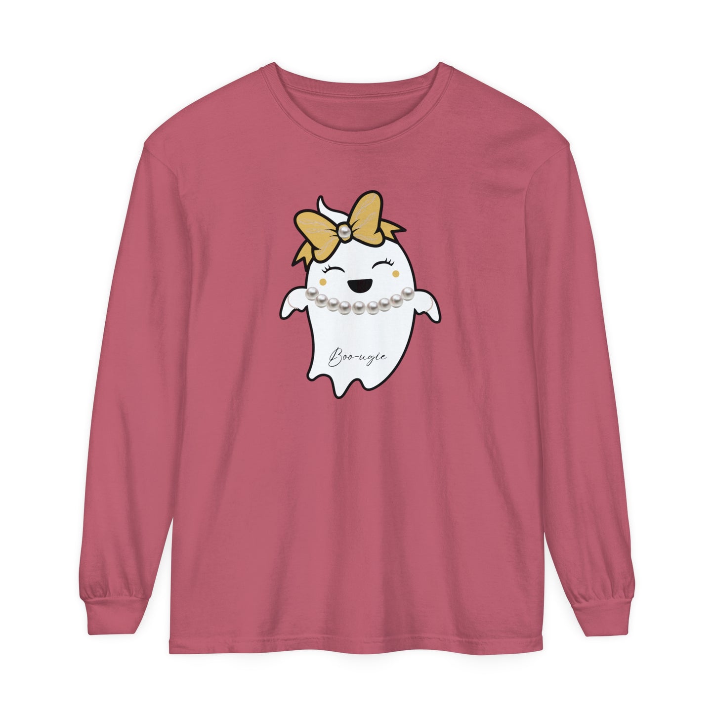 Boo-ugie Ghost Unisex Long Sleeve T-Shirt