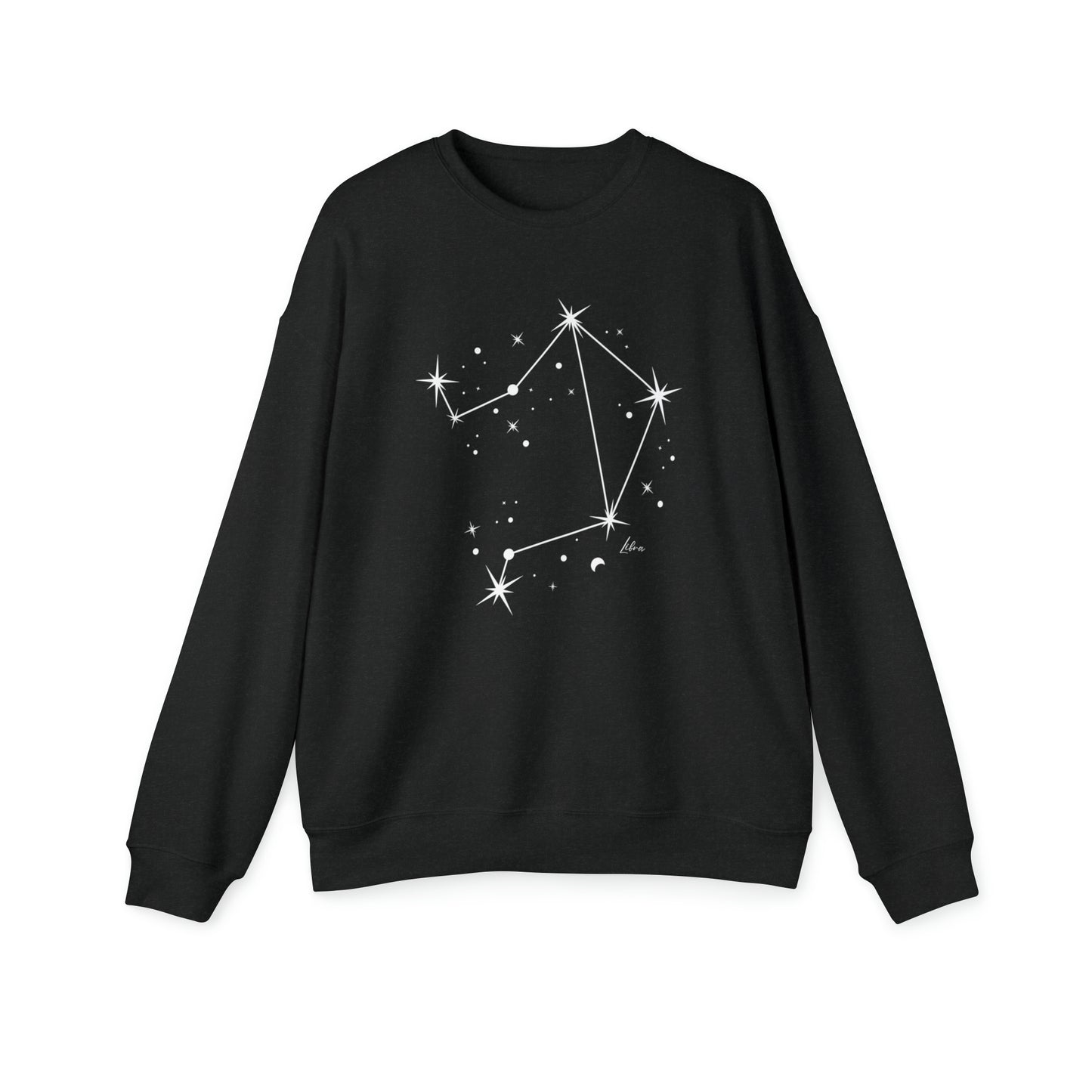 Libra Zodiac Constellation Unisex Drop Shoulder Sweatshirt
