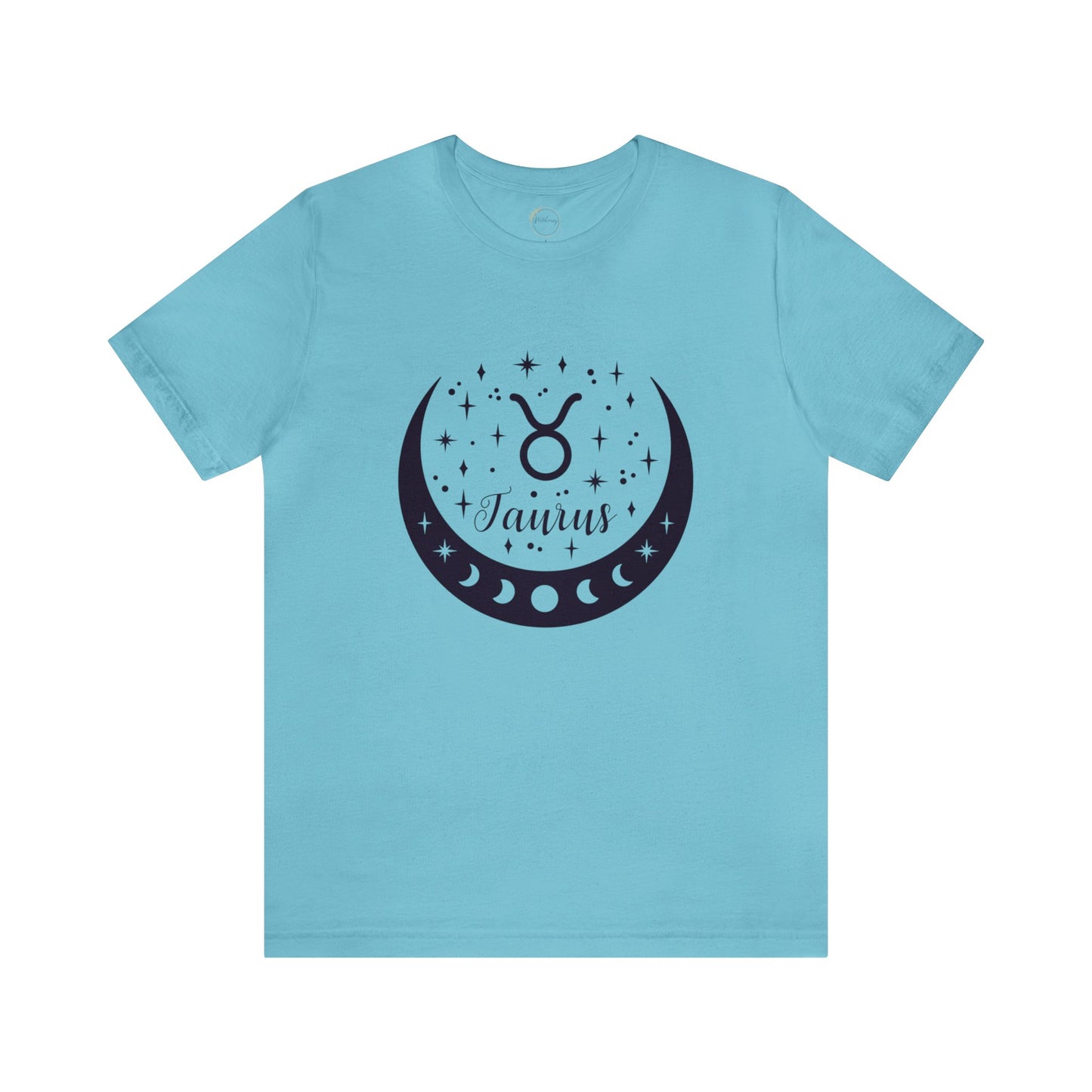 Taurus Moon Phase Zodiac Unisex Jersey Short Sleeve Tee