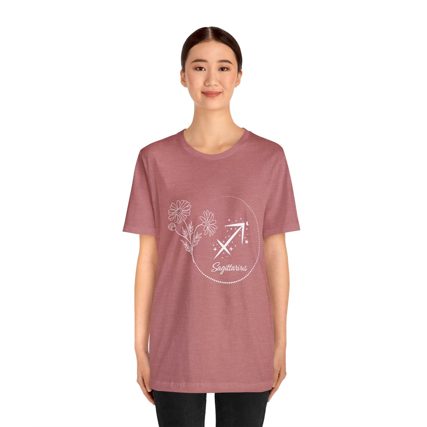 Sagittarius Zodiac Wreath T-Shirt