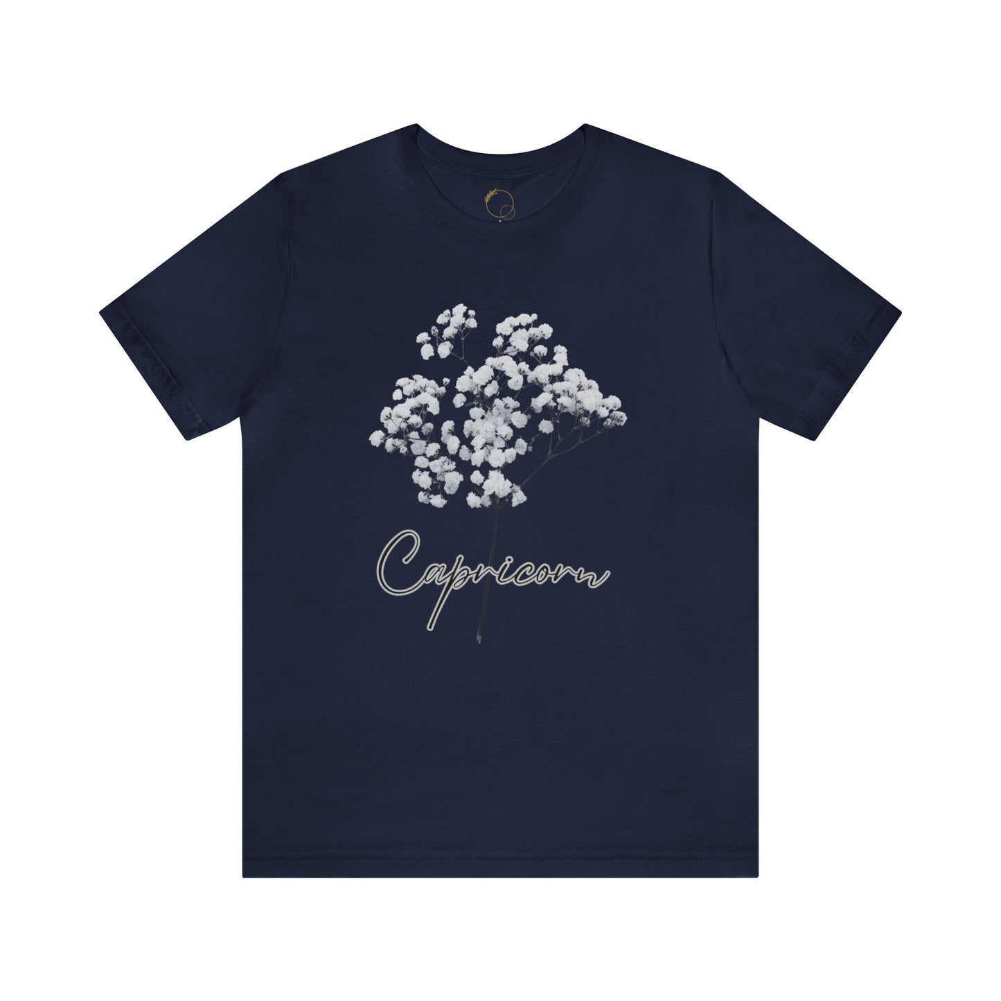 Capricorn Baby Breath Zodiac Unisex Jersey Short Sleeve Tee