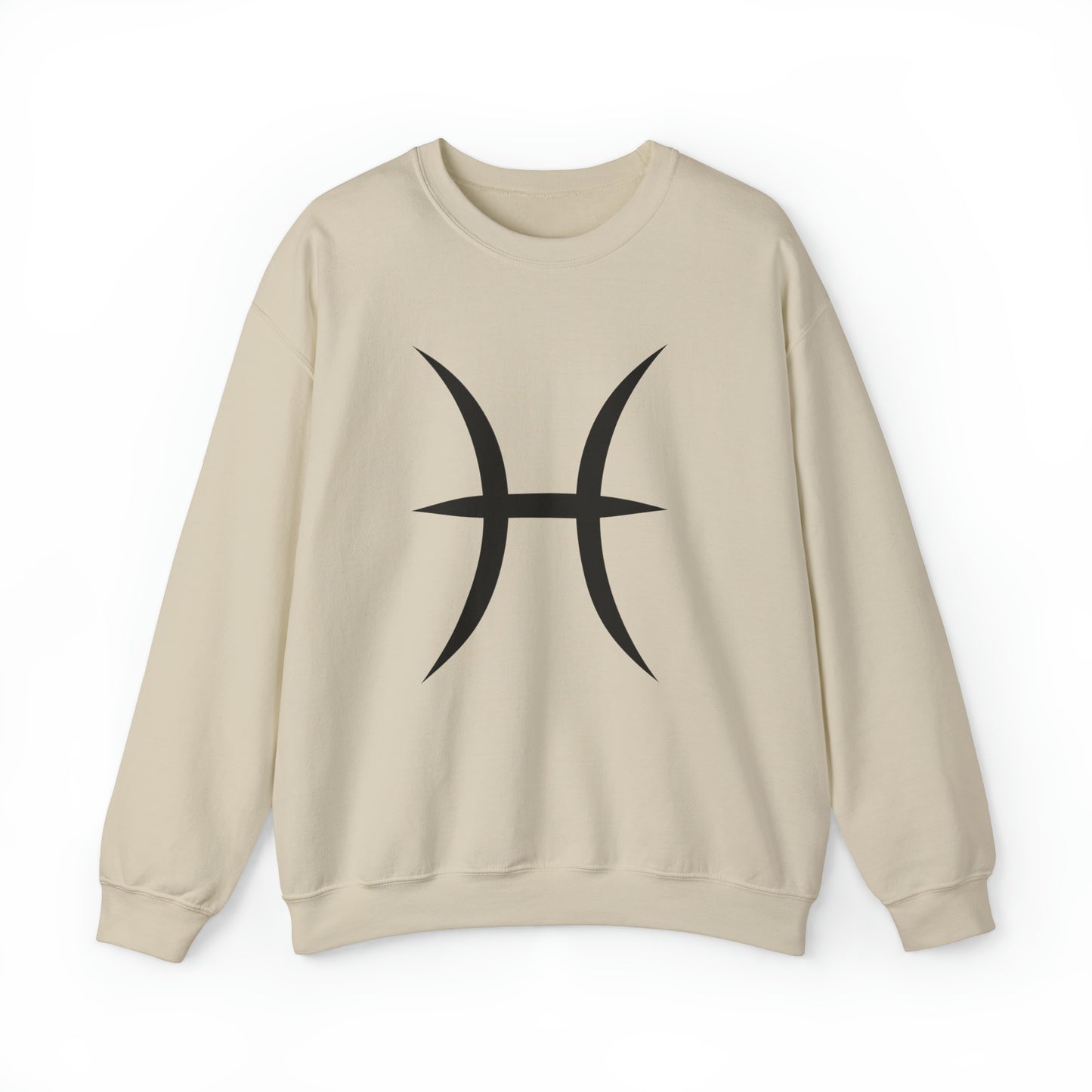Pisces Simple Zodiac Unisex Heavy Blend™ Crewneck Sweatshirt