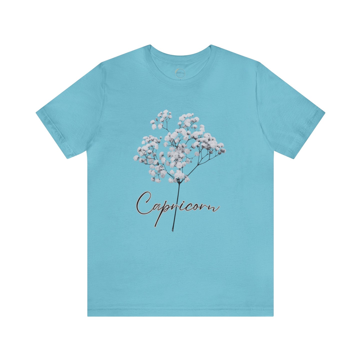 Capricorn Baby Breath Zodiac Unisex Jersey Short Sleeve Tee