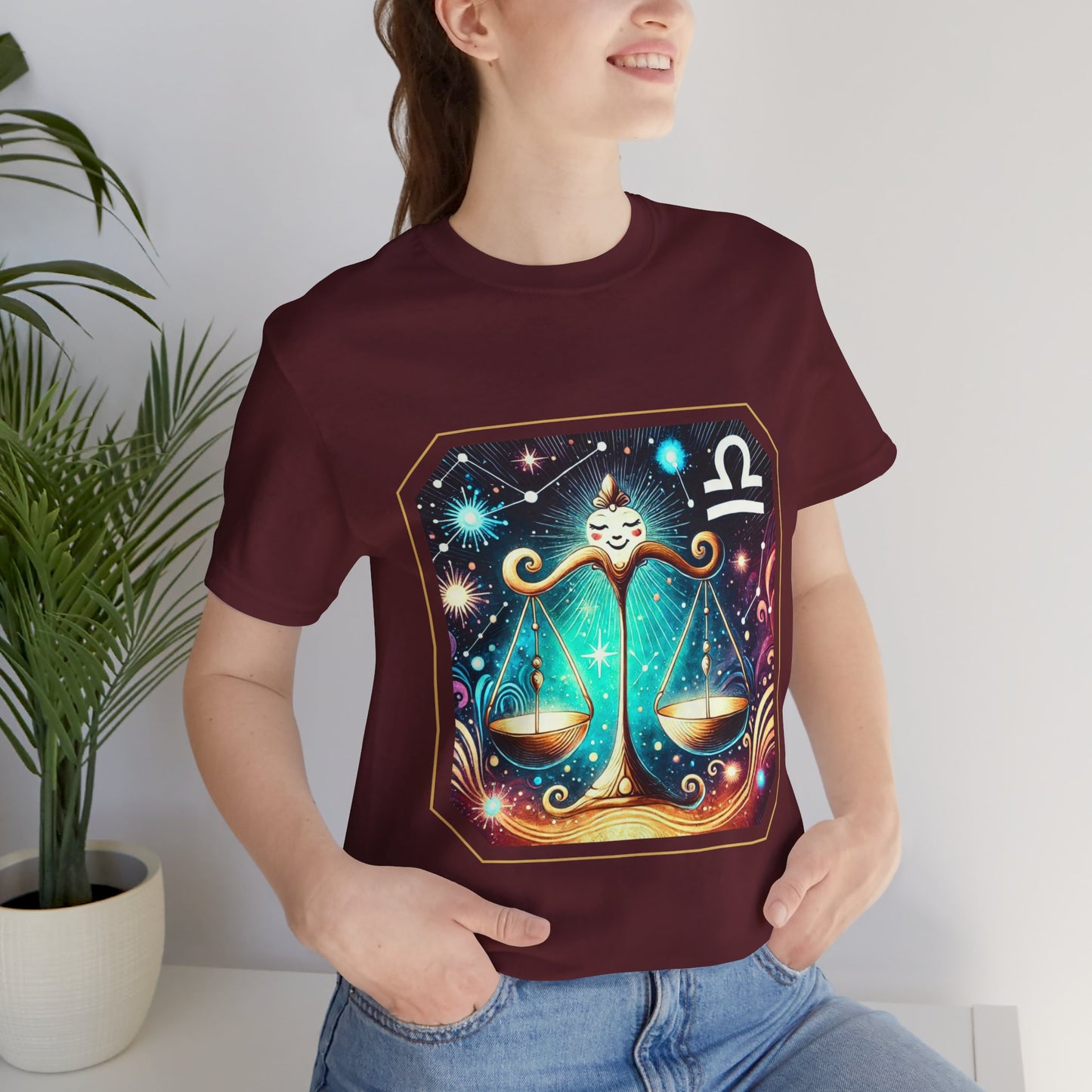 Libra Framed Zodiac Name T-Shirt