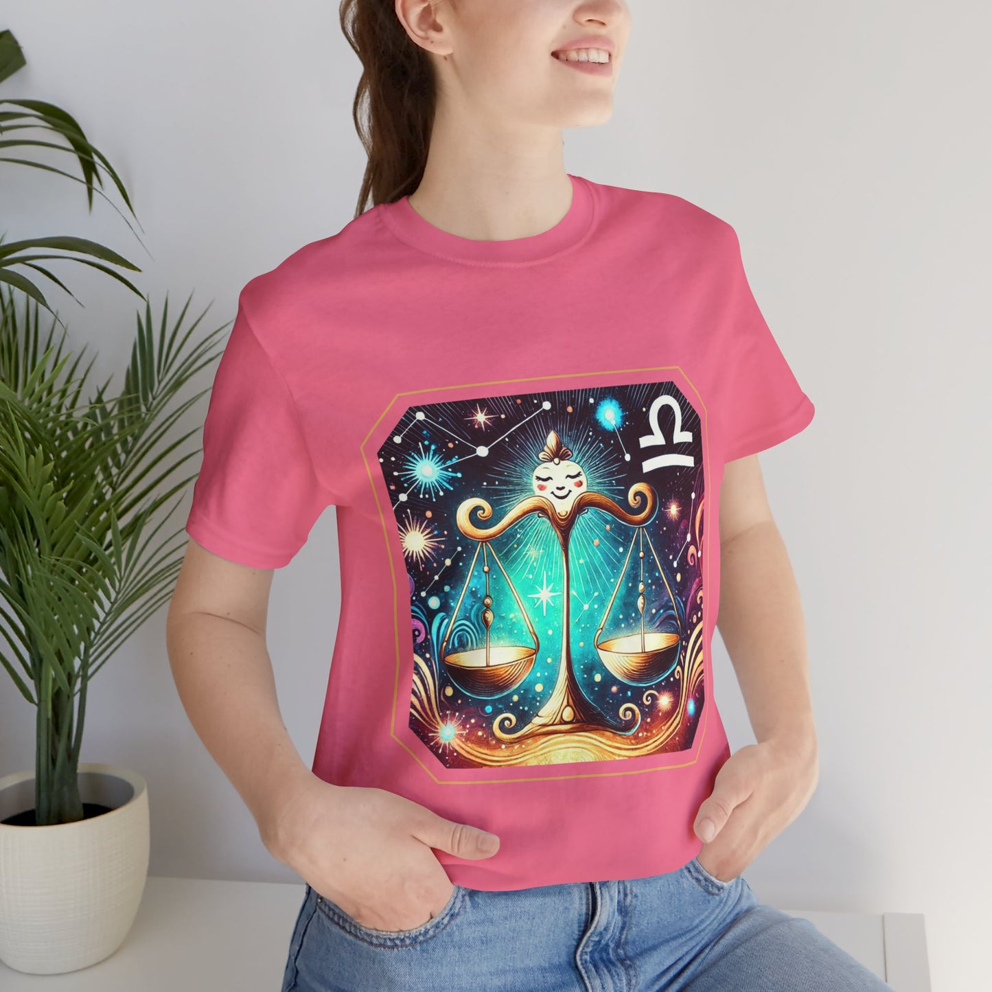 Libra Framed Zodiac Name T-Shirt