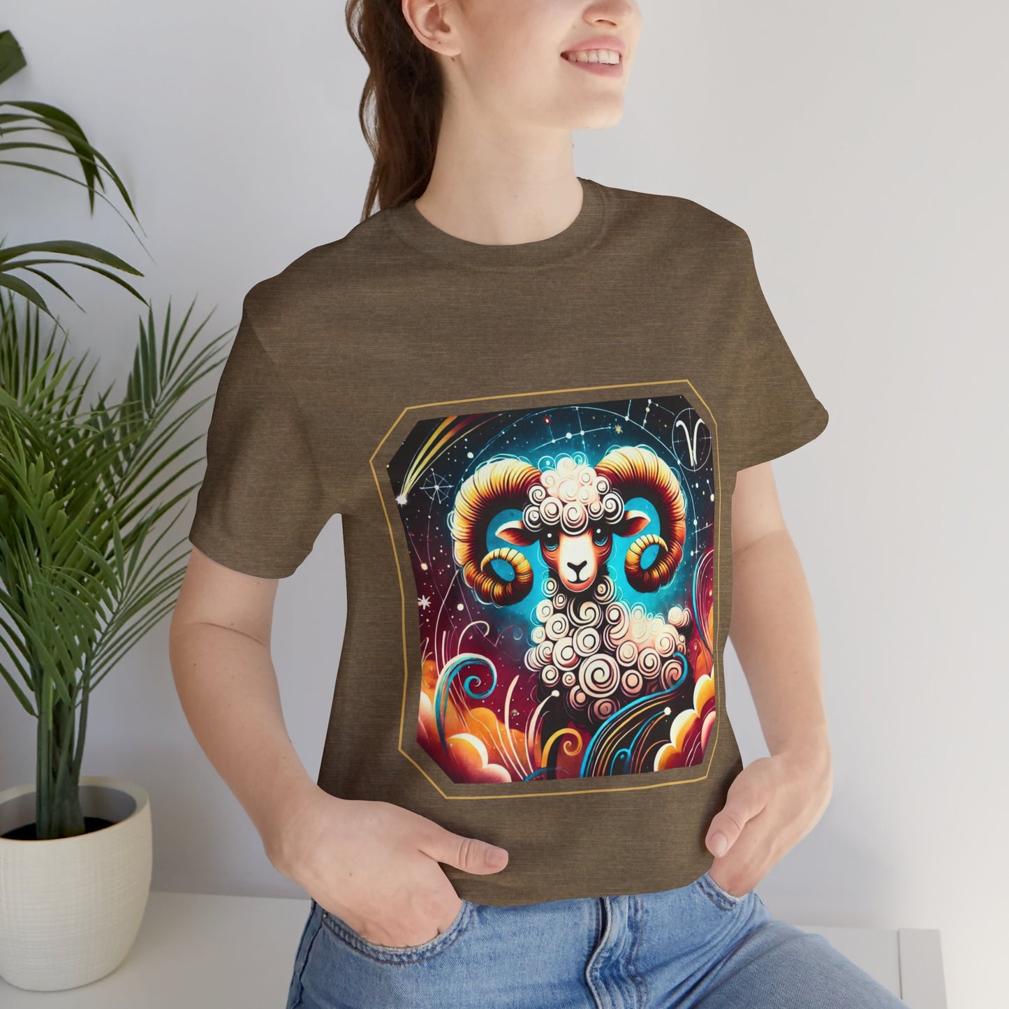 Aries Framed Zodiac Name T-Shirt