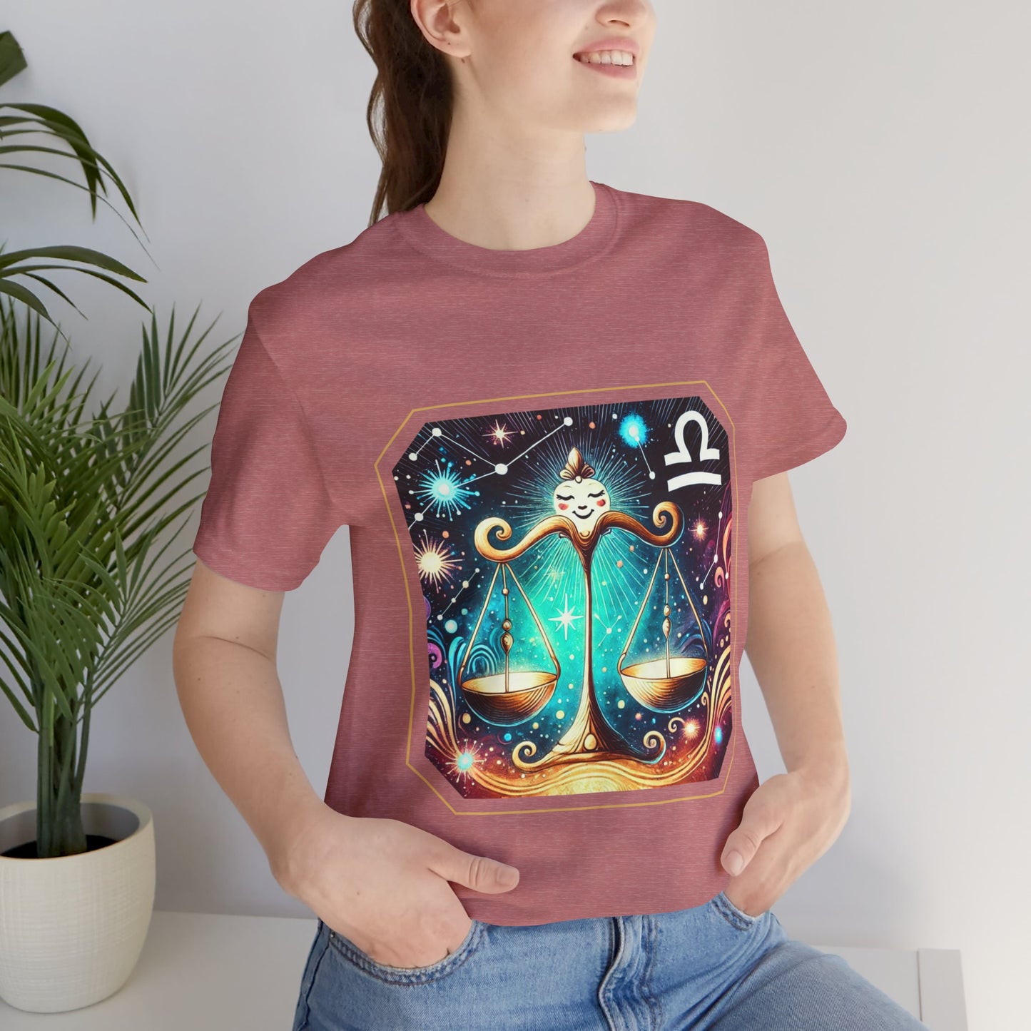 Libra Framed Zodiac Name T-Shirt
