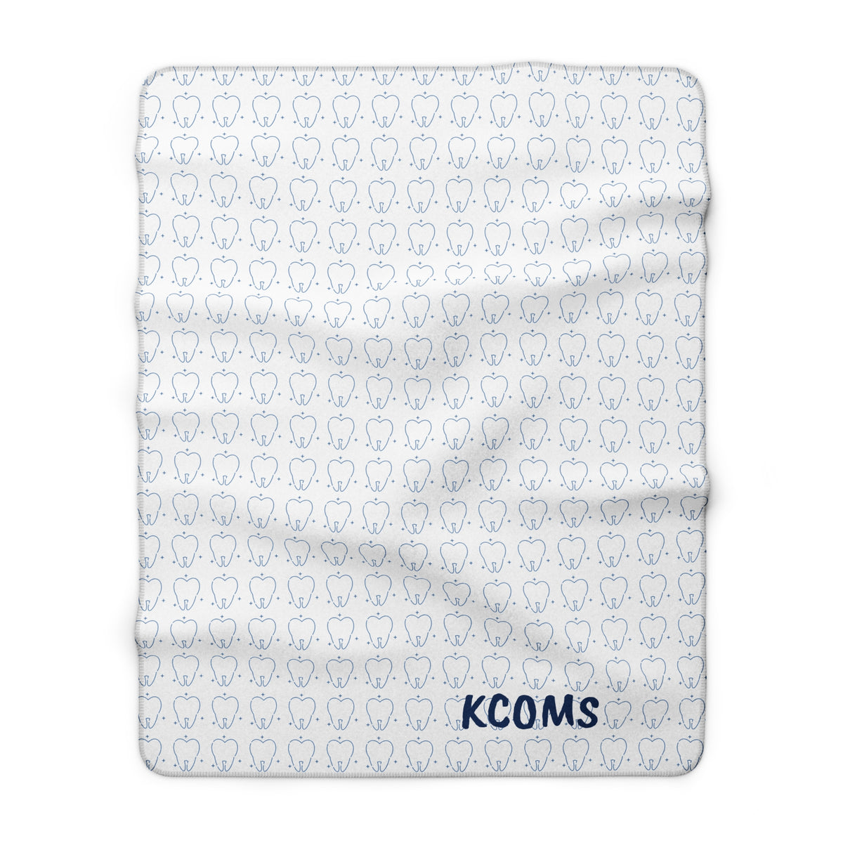 Sherpa Blanket — Personalized KCOMS Patterned Fleece Throw