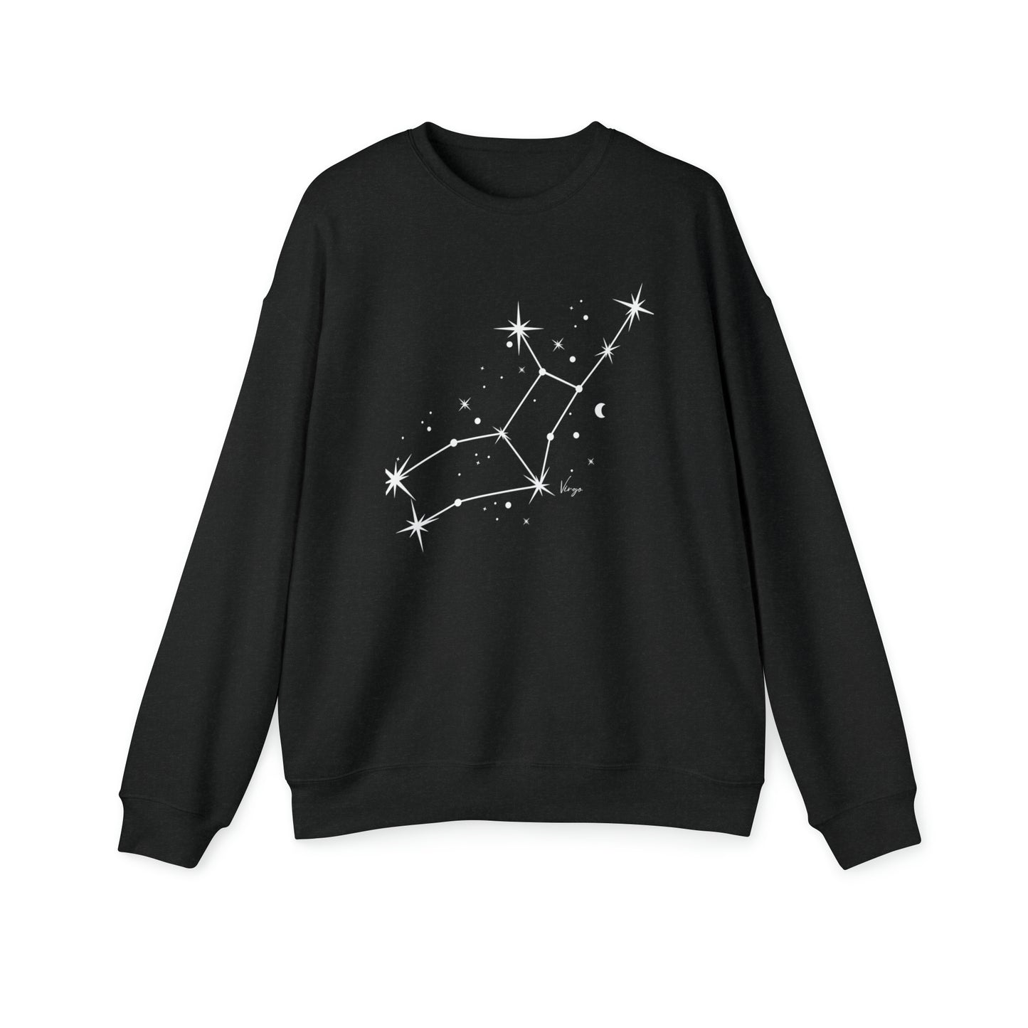 Virgo Zodiac Constellation Unisex Drop Shoulder Sweatshirt