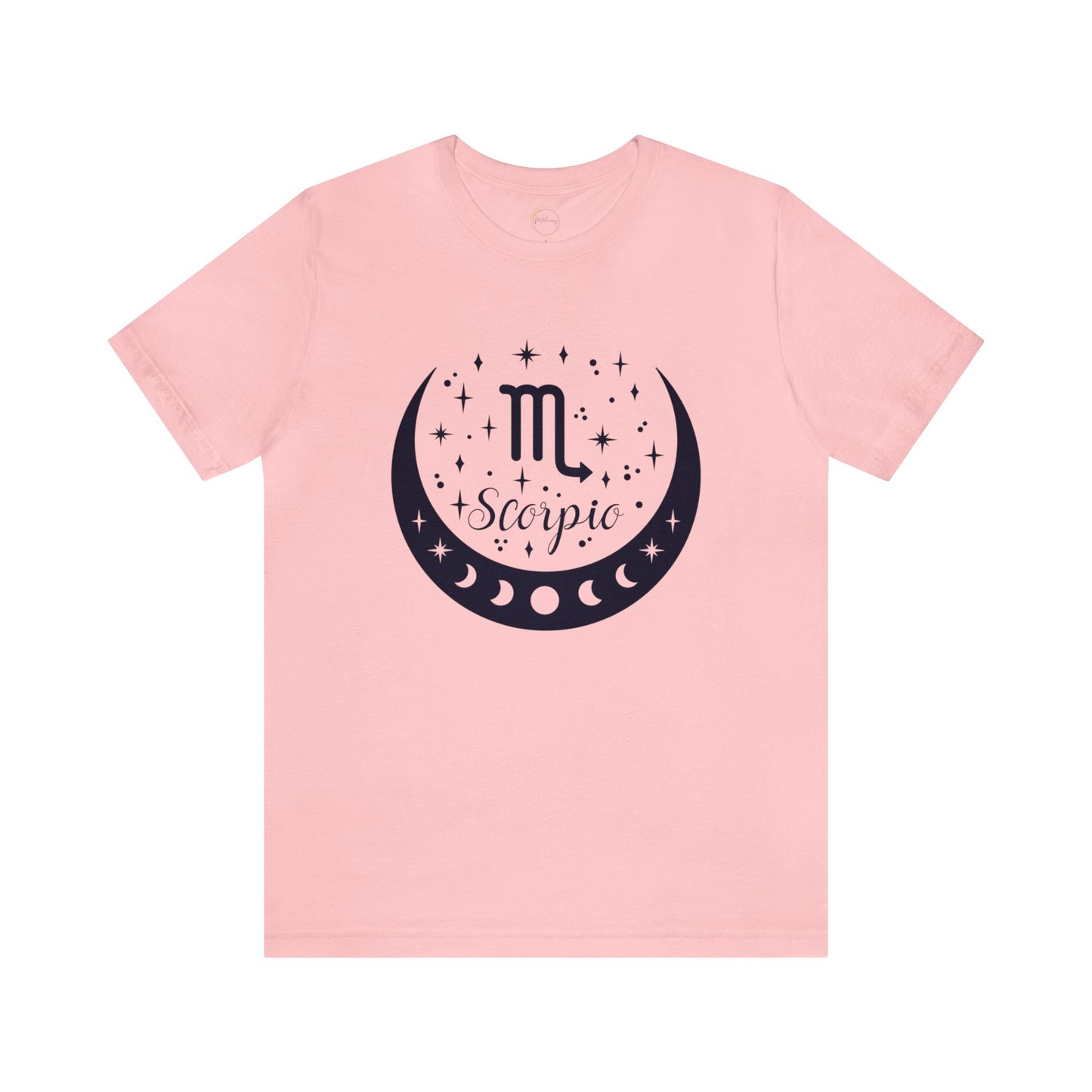 Scorpio Moon Phase Zodiac Unisex Jersey Short Sleeve Tee