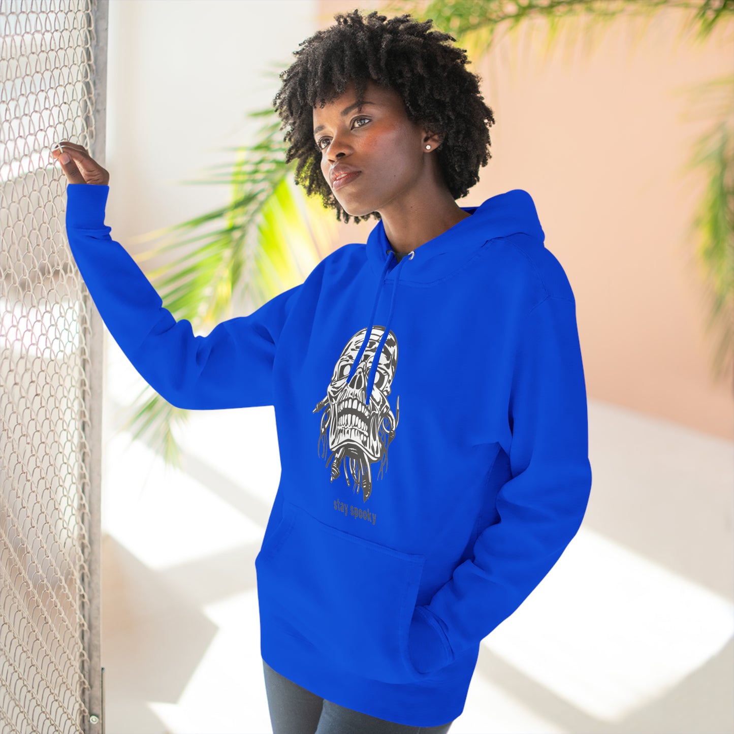 Stay Spookie Skull Unisex Premium Pullover Hoodie