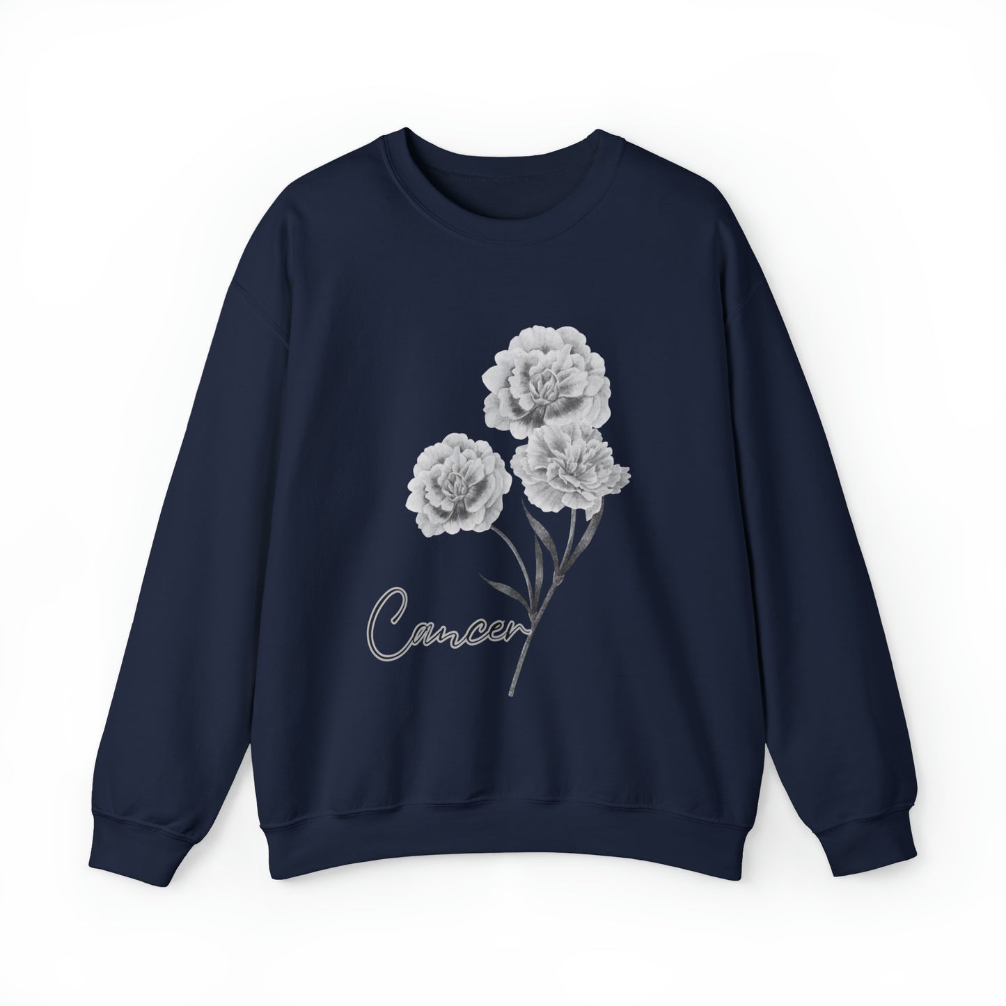 Cancer Carnations Unisex Heavy Blend Crewneck Sweatshirt