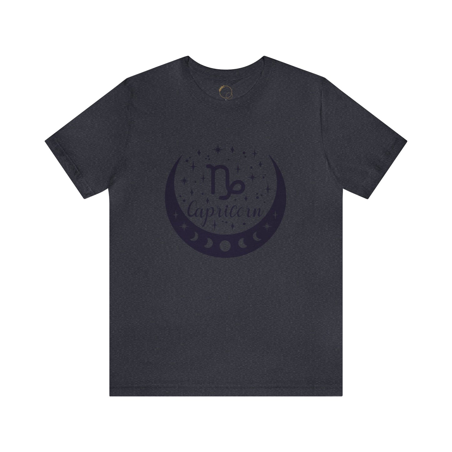 Capricorn Moon Phase Zodiac Unisex Jersey Short Sleeve Tee