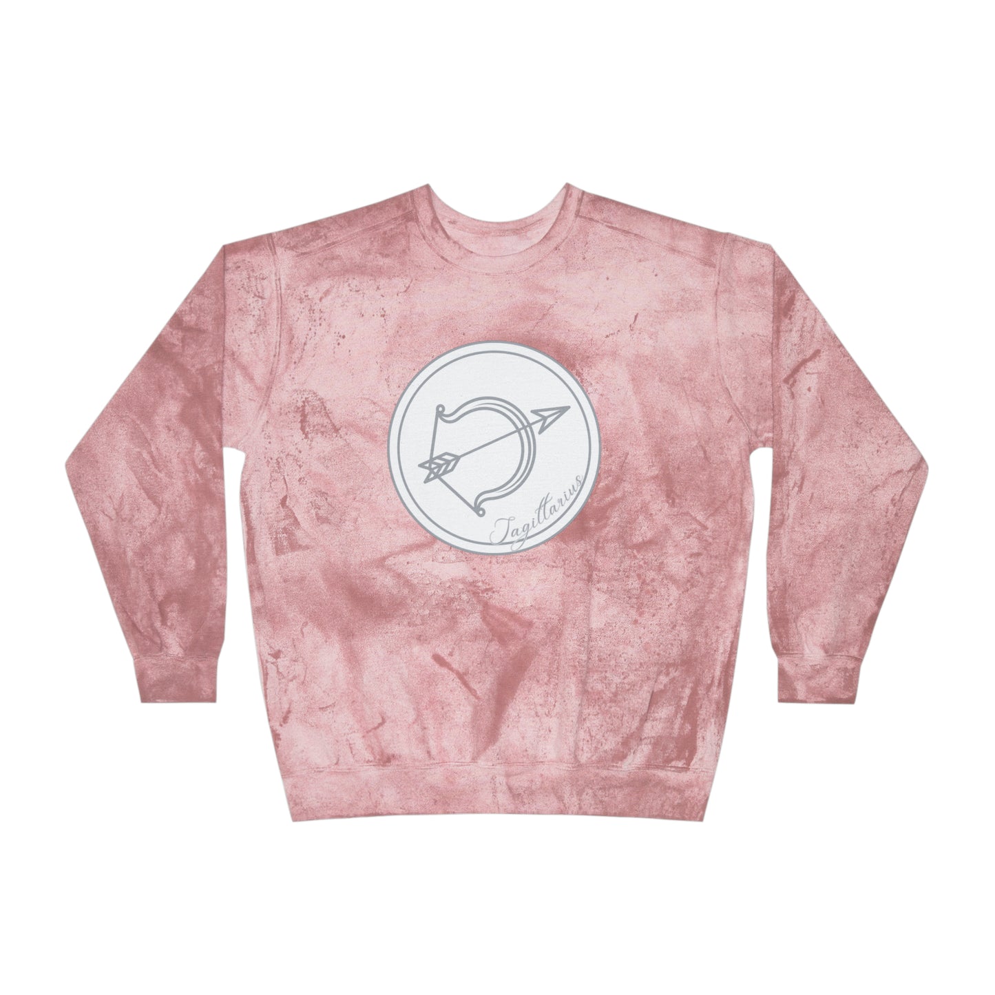 Sagittarius Archer Unisex Color Blast Crewneck Sweatshirt