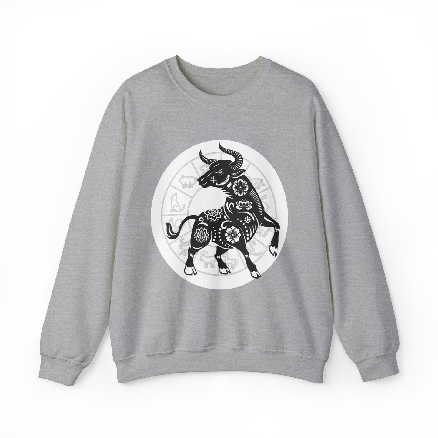 Shengxiao Ox Unisex Heavy Blend™ Crewneck Sweatshirt