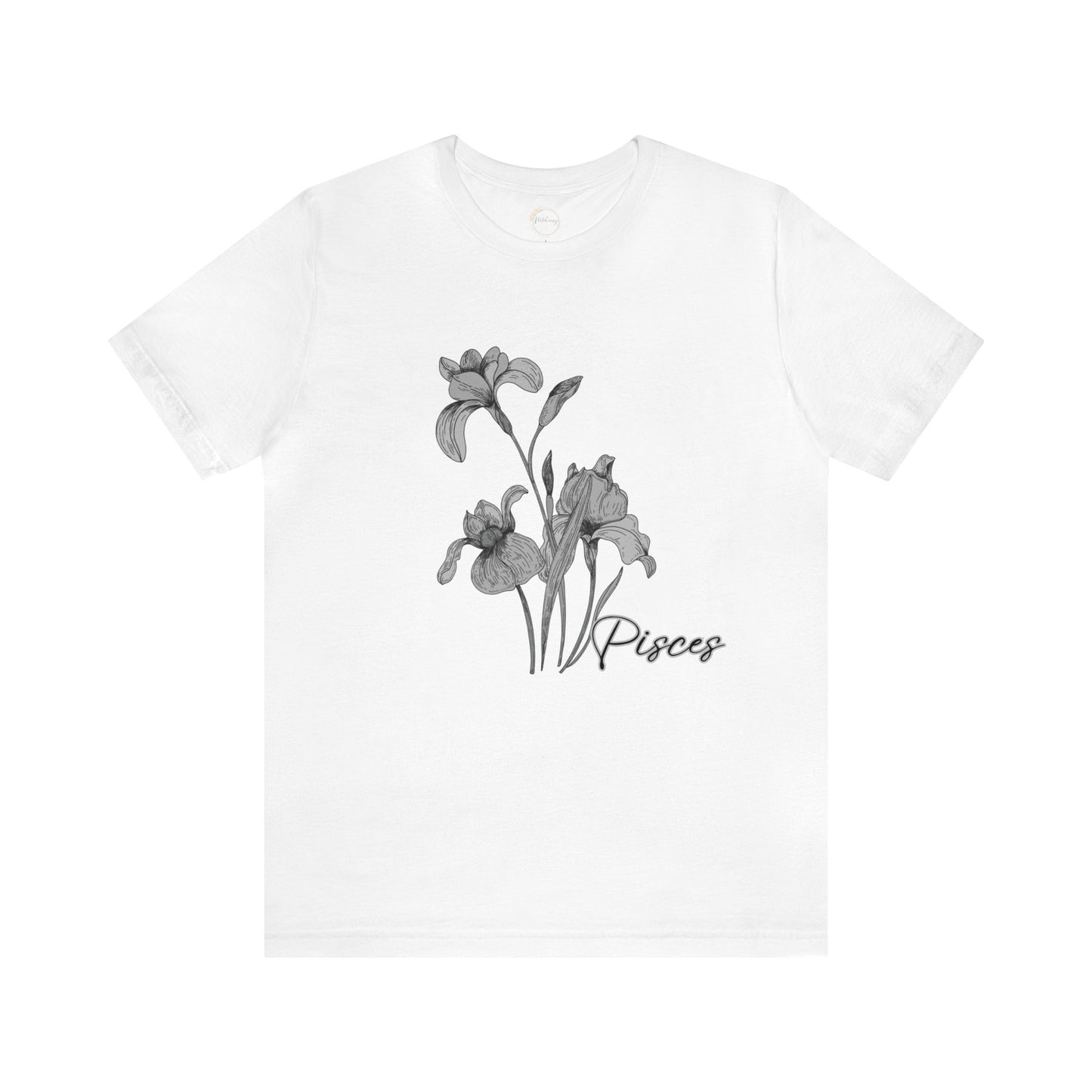 Pisces Iris Zodiac Unisex Jersey Short Sleeve Tee