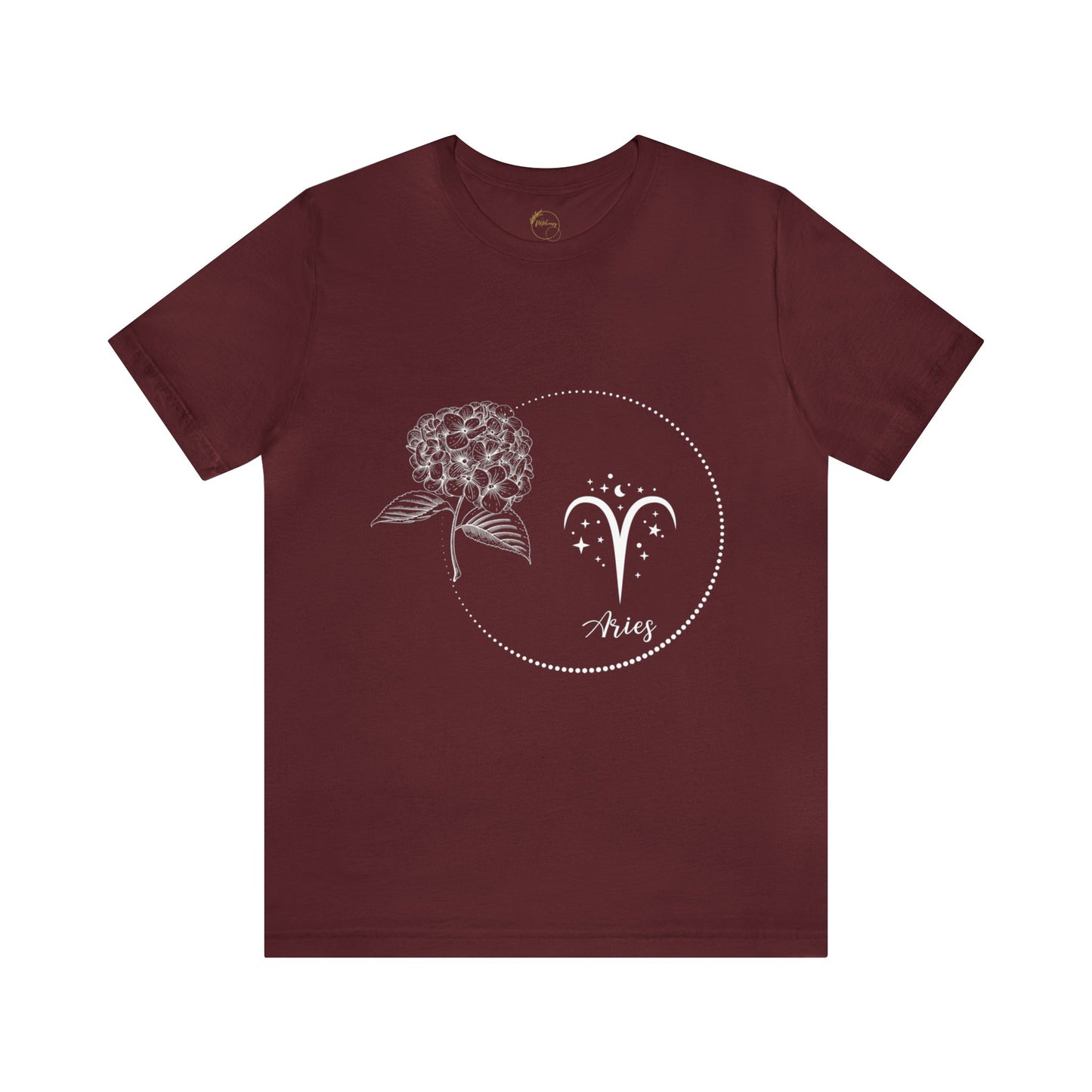 Aries Zodiac Wreath T-Shirt