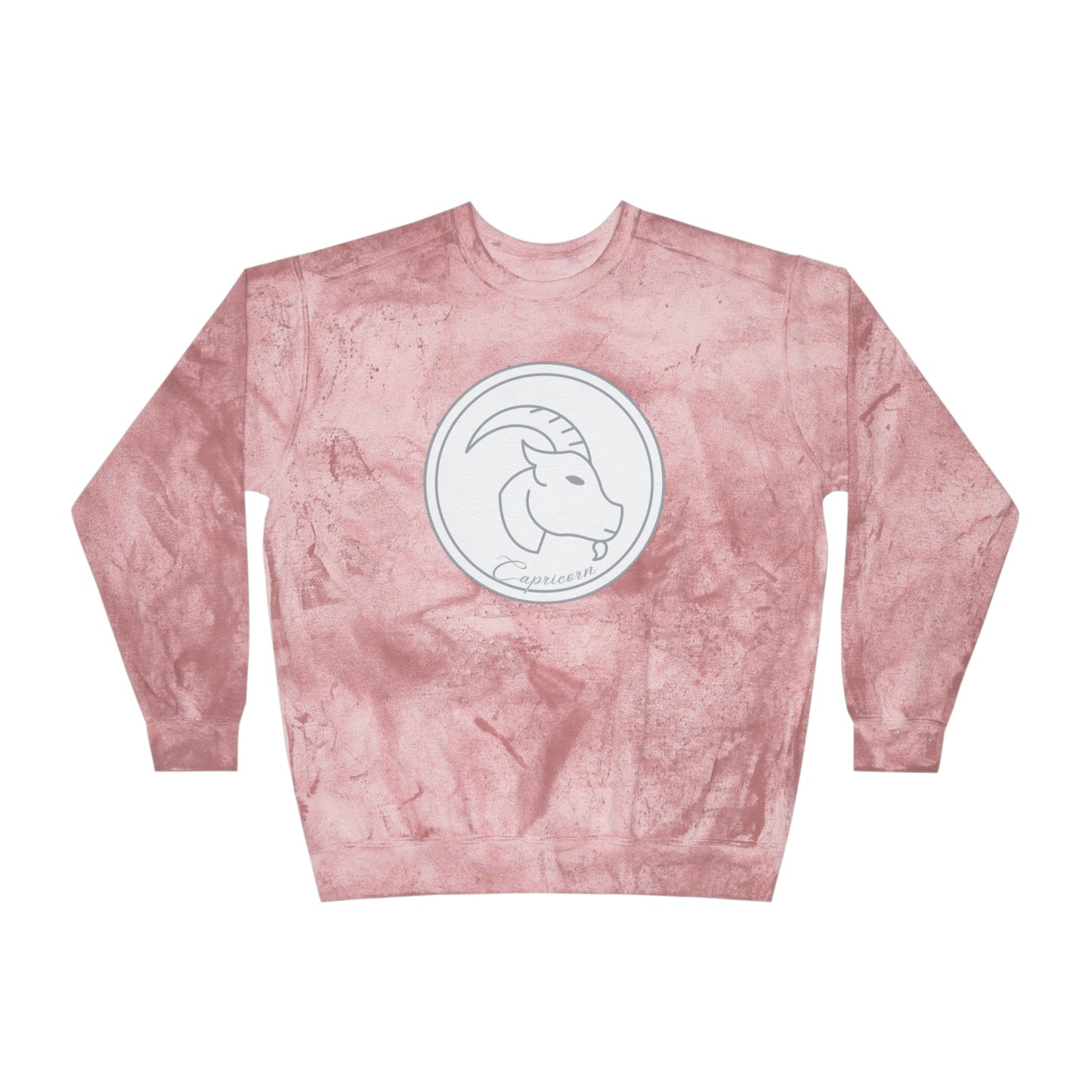 Capricorn Goat Unisex Color Blast Crewneck Sweatshirt