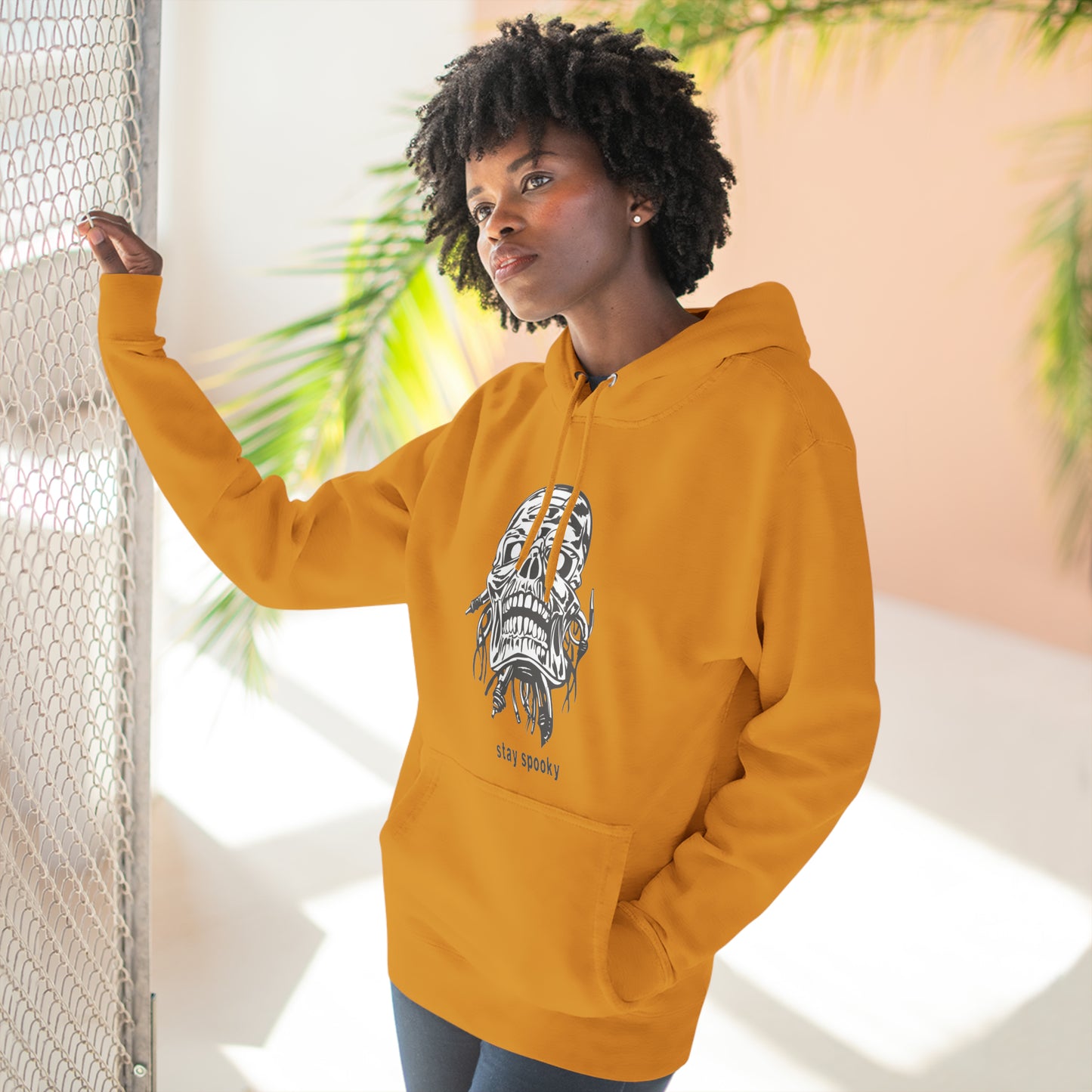 Stay Spookie Skull Unisex Premium Pullover Hoodie