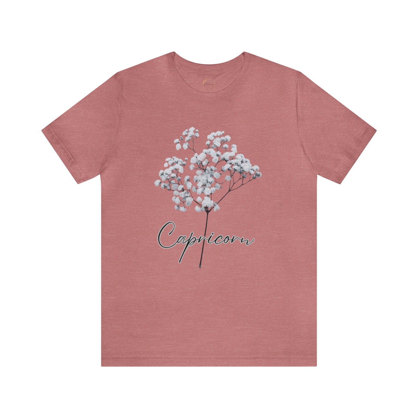 Capricorn Baby Breath Zodiac Unisex Jersey Short Sleeve Tee