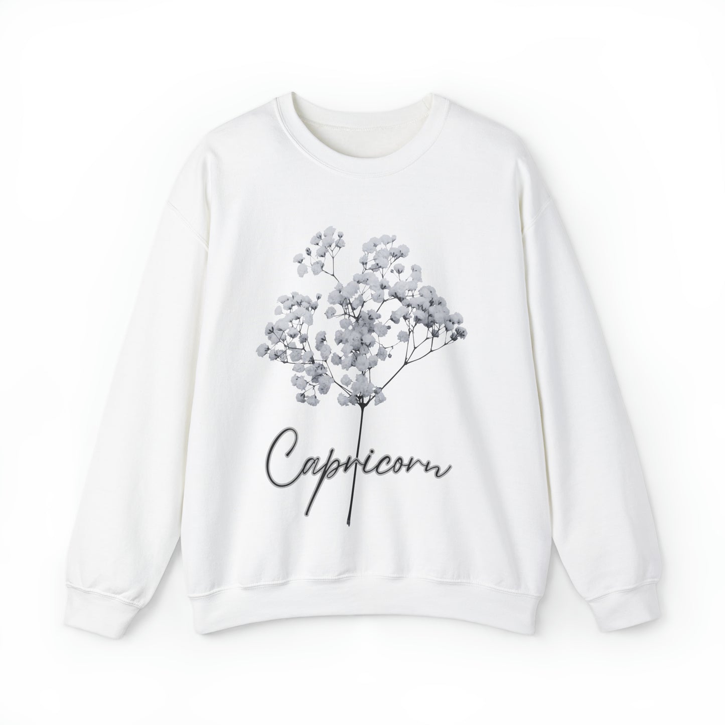 Capricorn Baby's Breath Unisex Heavy Blend Crewneck Sweatshirt
