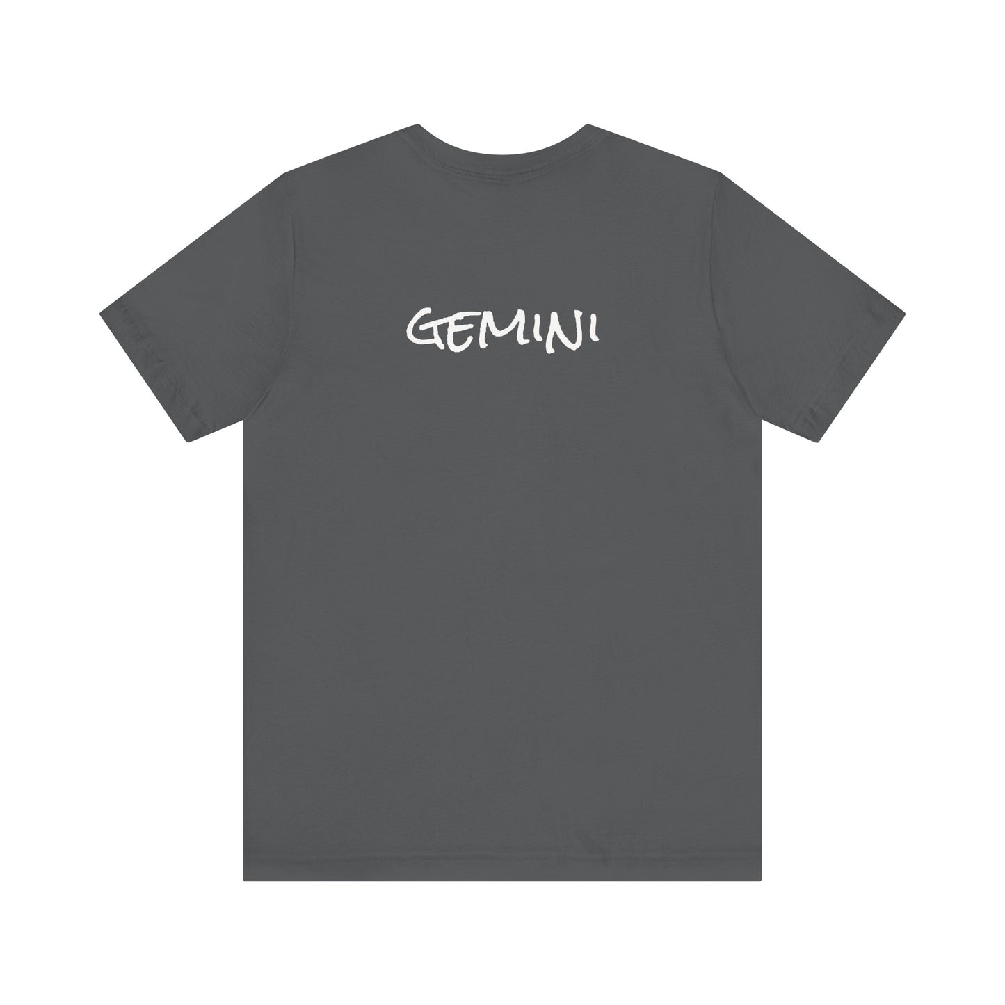 Spooky Gemini Zodiac Shirt Crows Graveyard Bats and Full Moon Dark Astrology Tee for Anytime or Halloween Style Distress