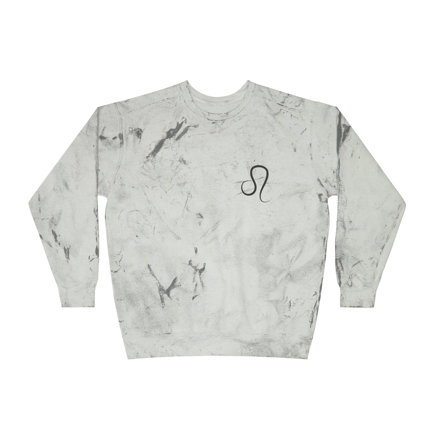 Leo Zodiac Unisex Color Blast Crewneck Sweatshirt