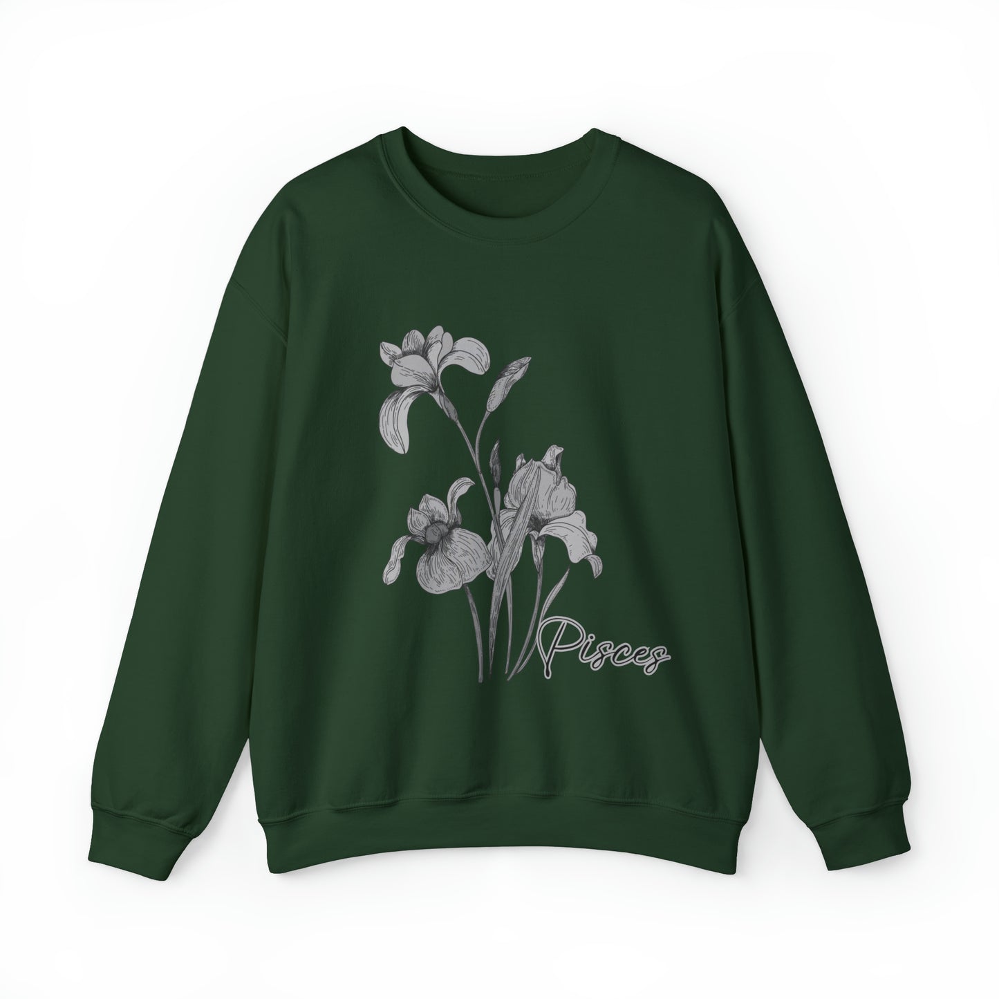 Pisces Iris Unisex Heavy Blend Crewneck Sweatshirt