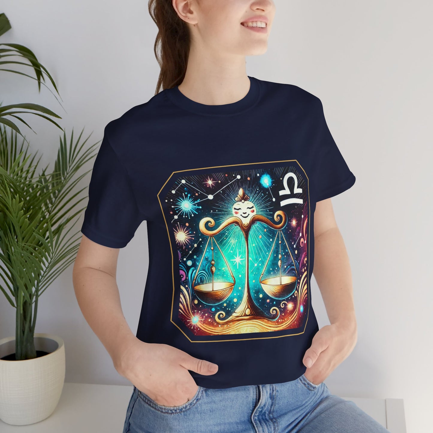 Libra Framed Zodiac Name T-Shirt